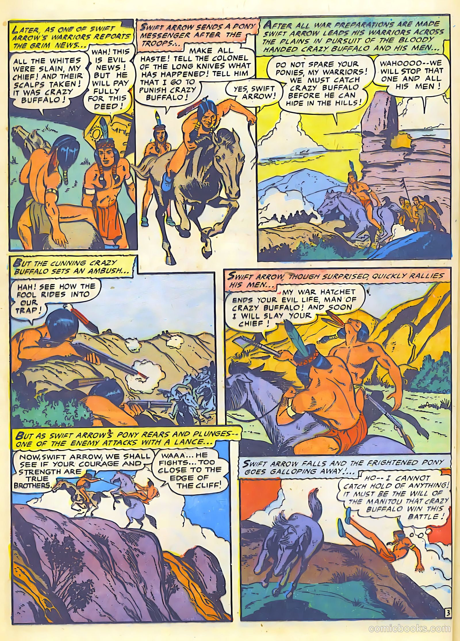 The Lone Rider #25 (1950) — page 22 of 36