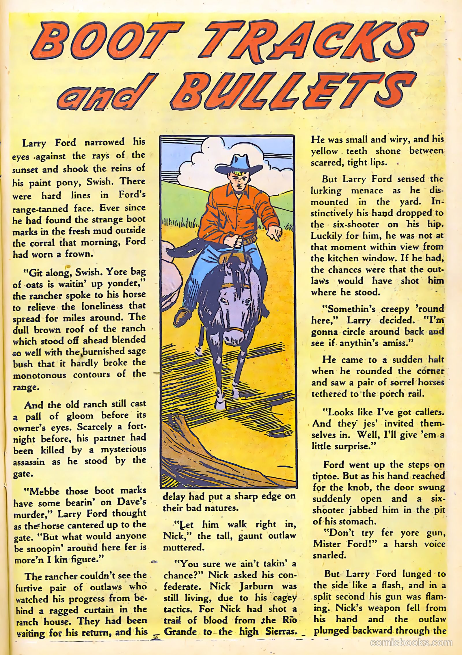 The Lone Rider #25 (1950) — page 27 of 36