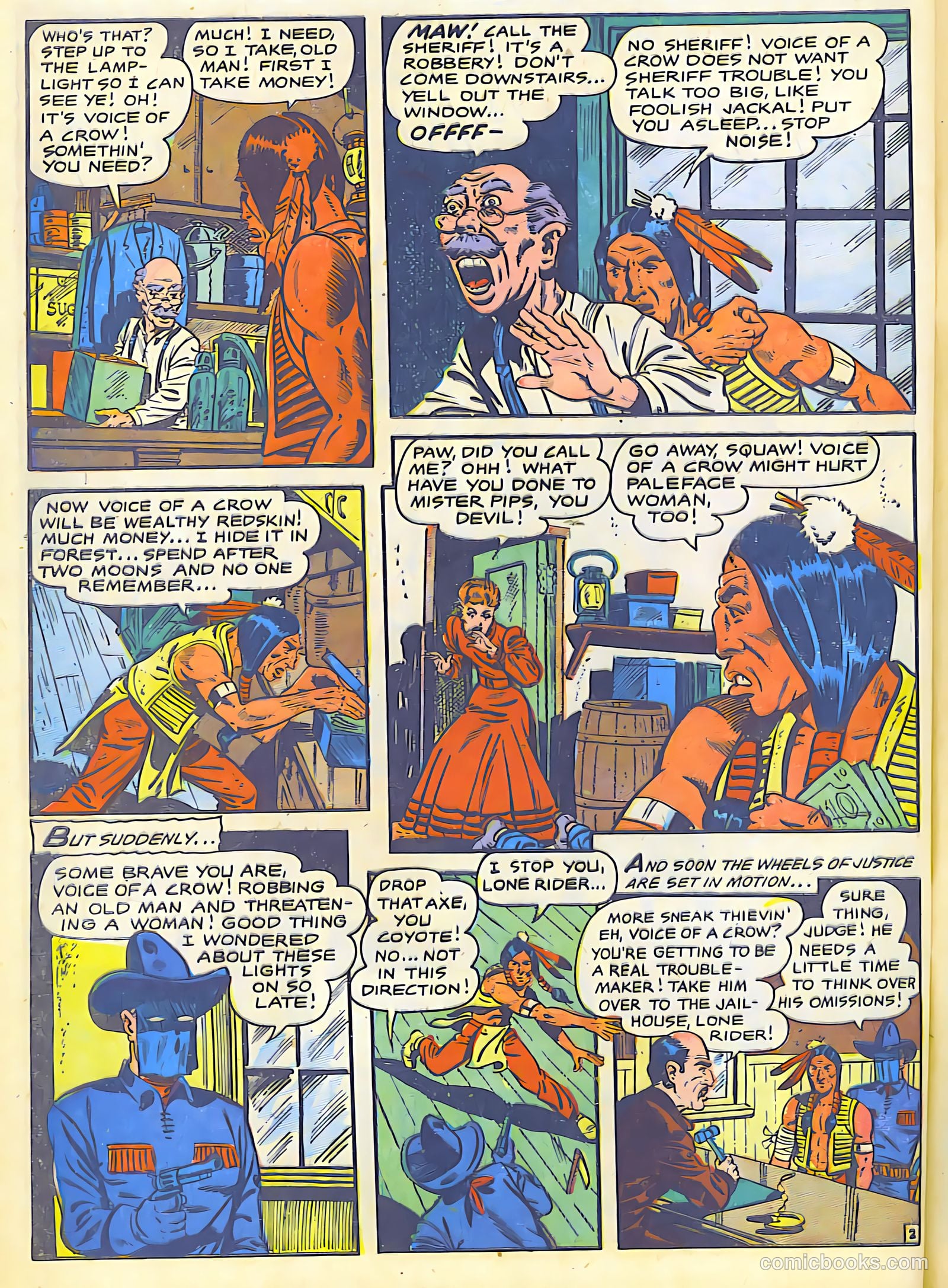 The Lone Rider #25 (1950) — page 30 of 36