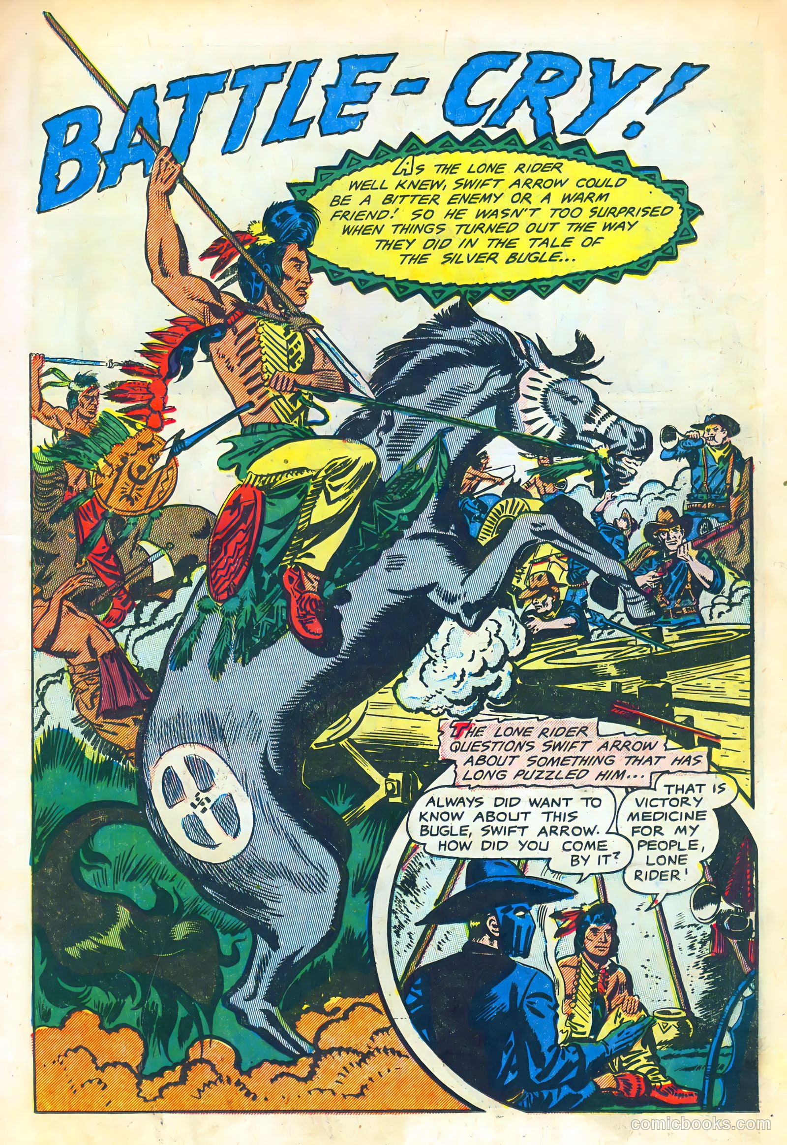 The Lone Rider #10 (1950) — page 11 of 36