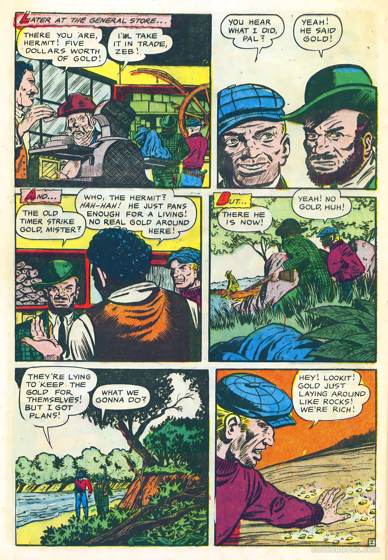 The Lone Rider #10 (1950) — page 28 of 36