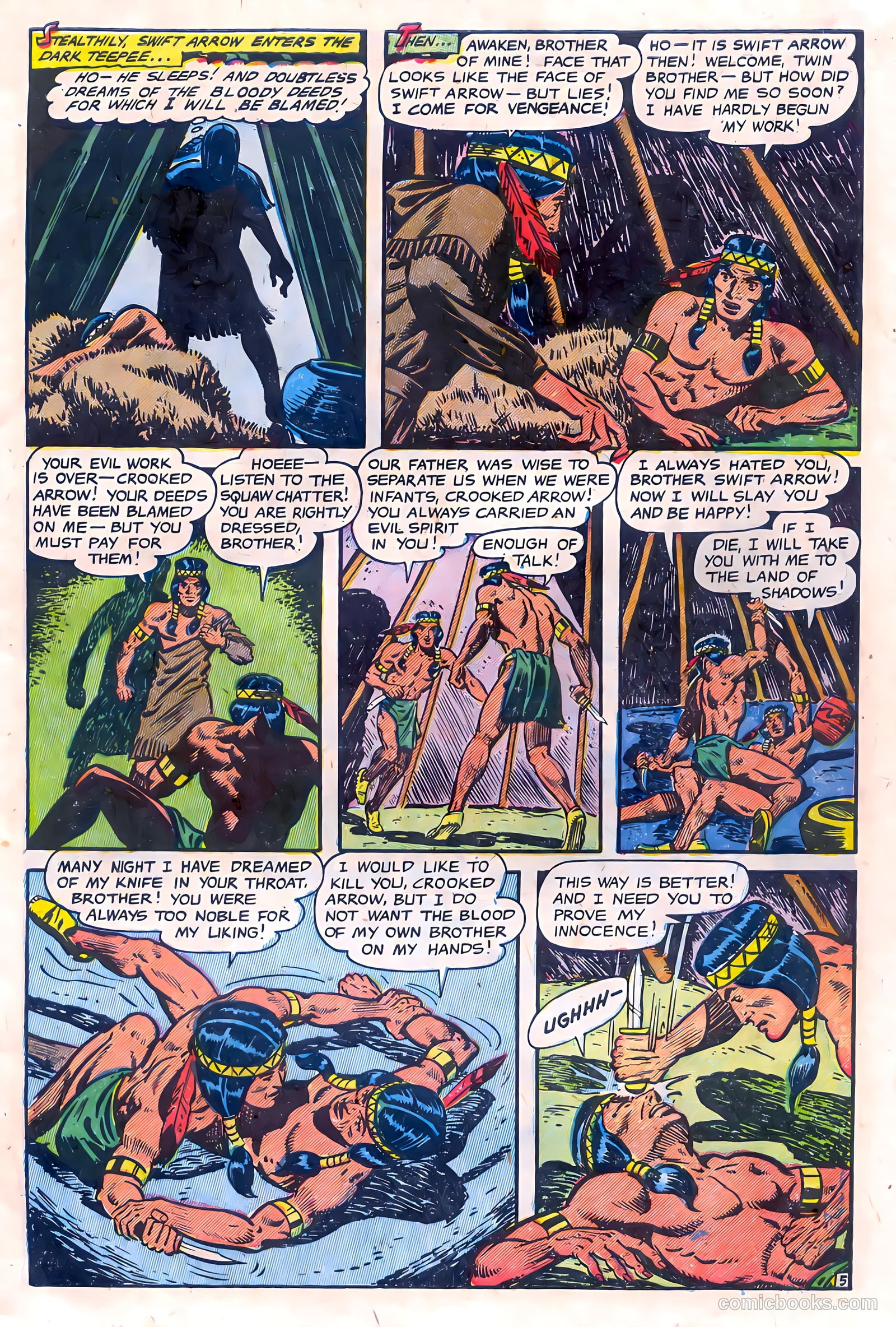 The Lone Rider #15 (1950) — page 7 of 36