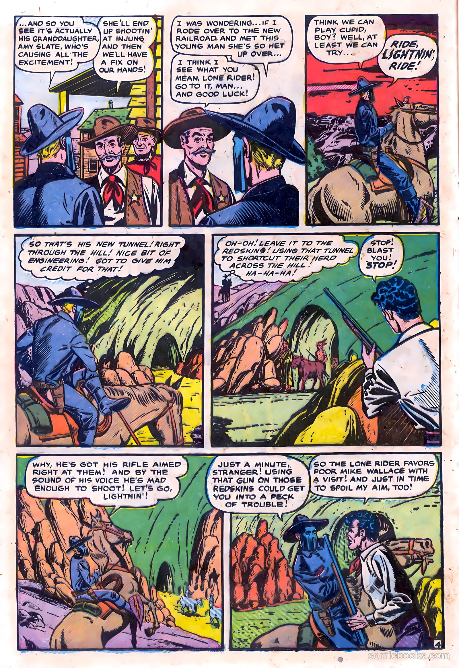 The Lone Rider #15 (1950) — page 12 of 36