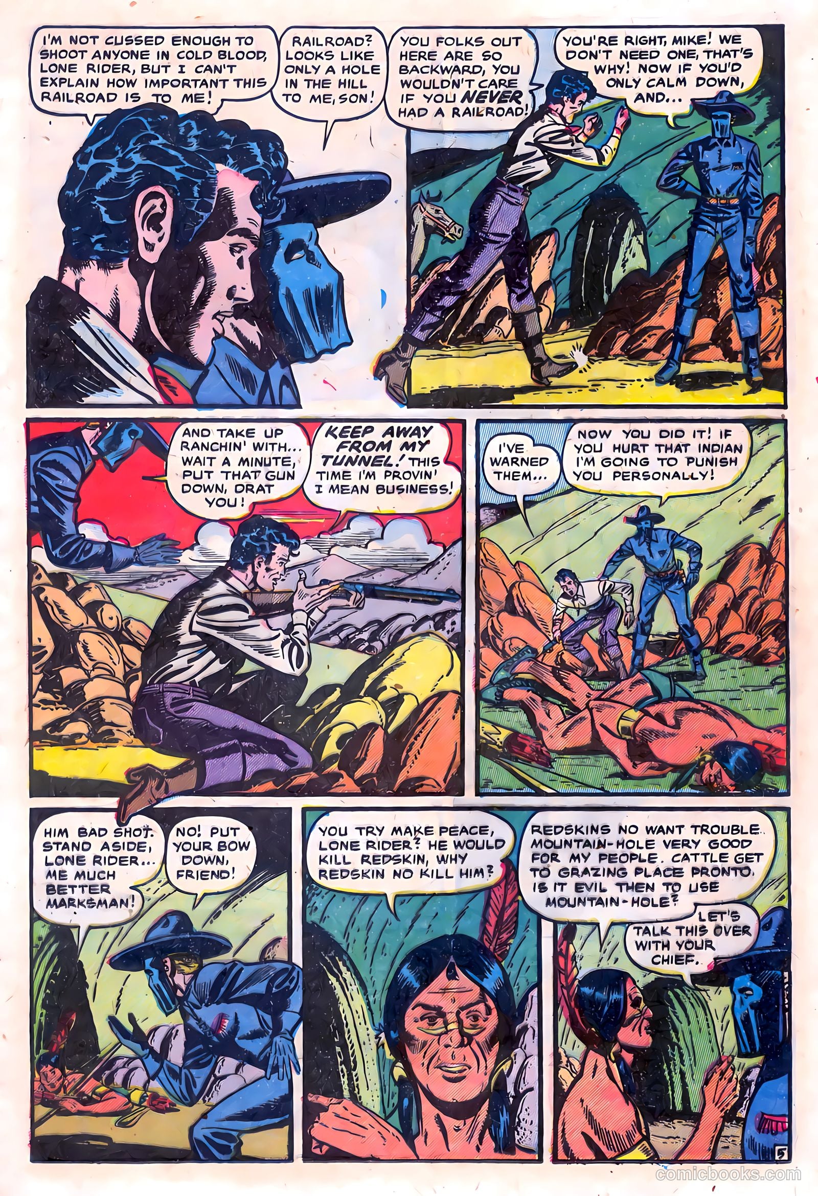 The Lone Rider #15 (1950) — page 13 of 36