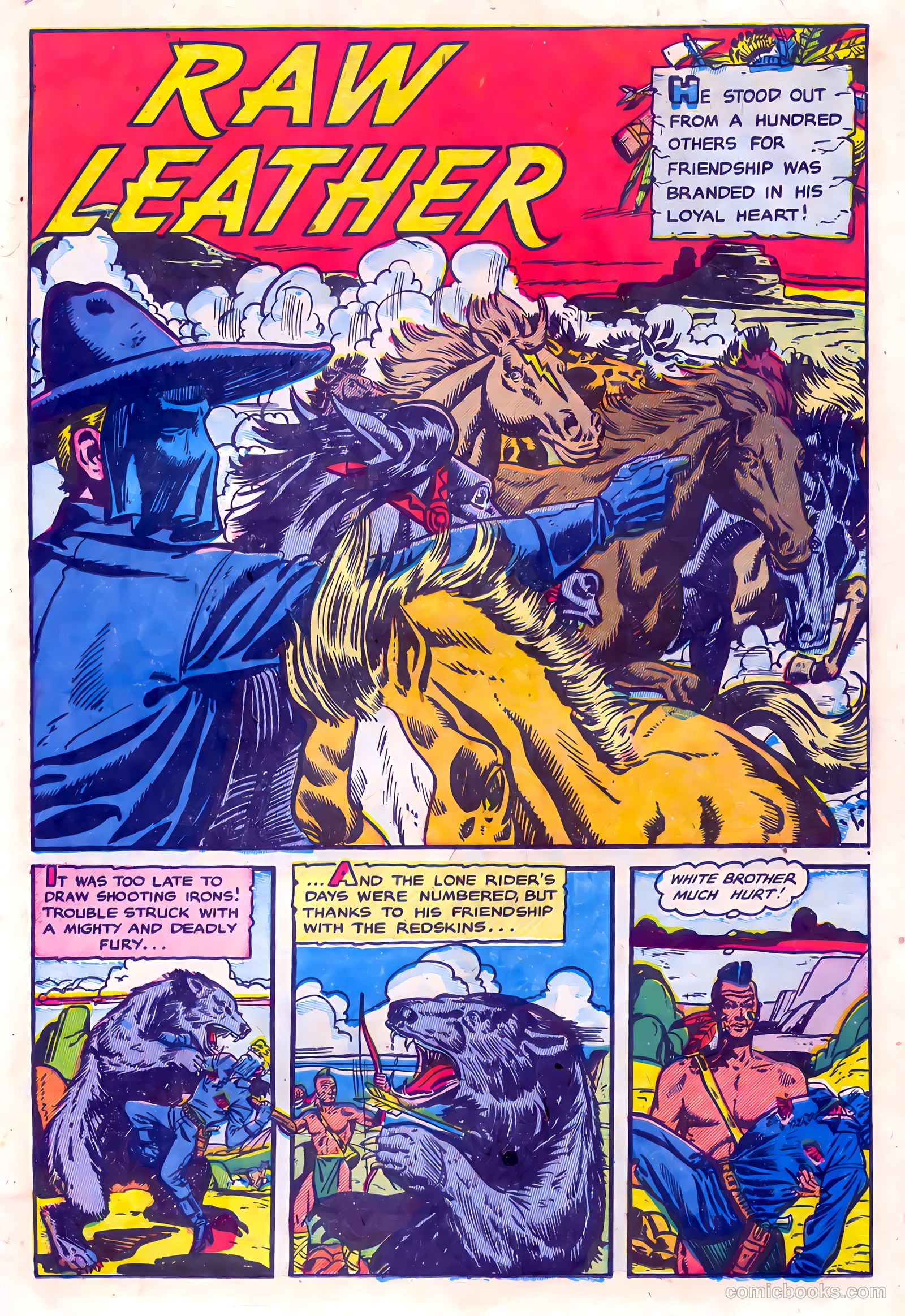 The Lone Rider #15 (1950) — page 19 of 36