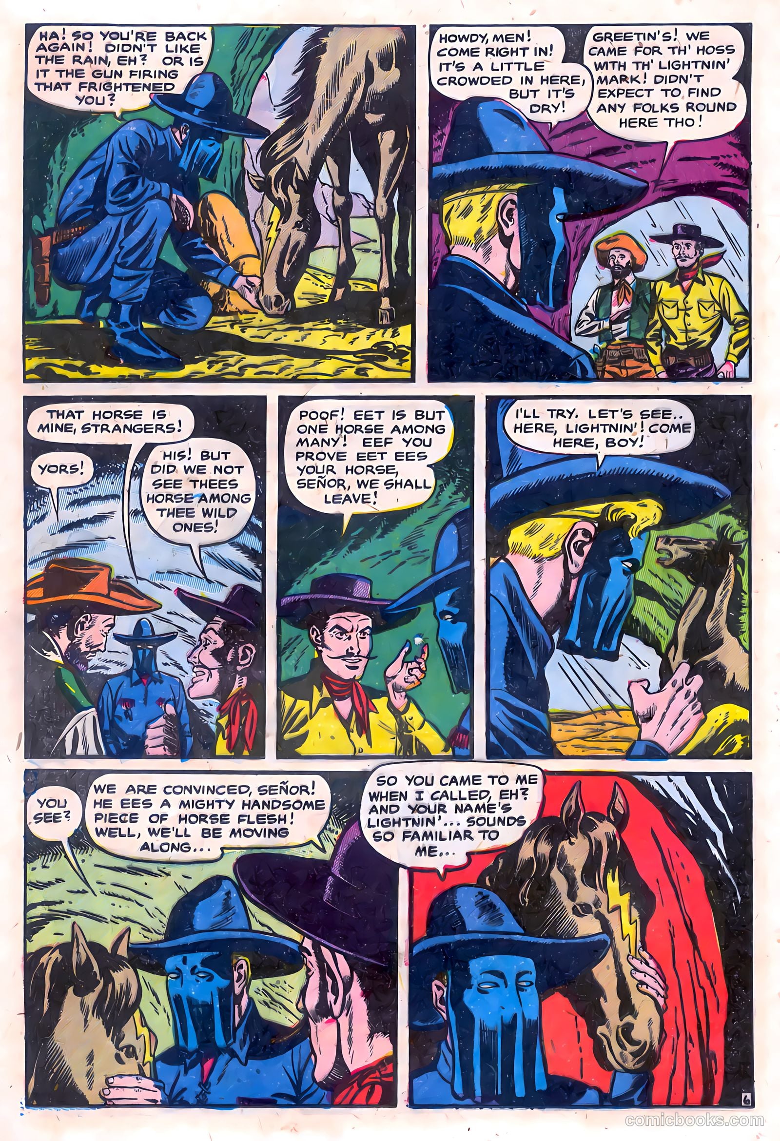 The Lone Rider #15 (1950) — page 24 of 36