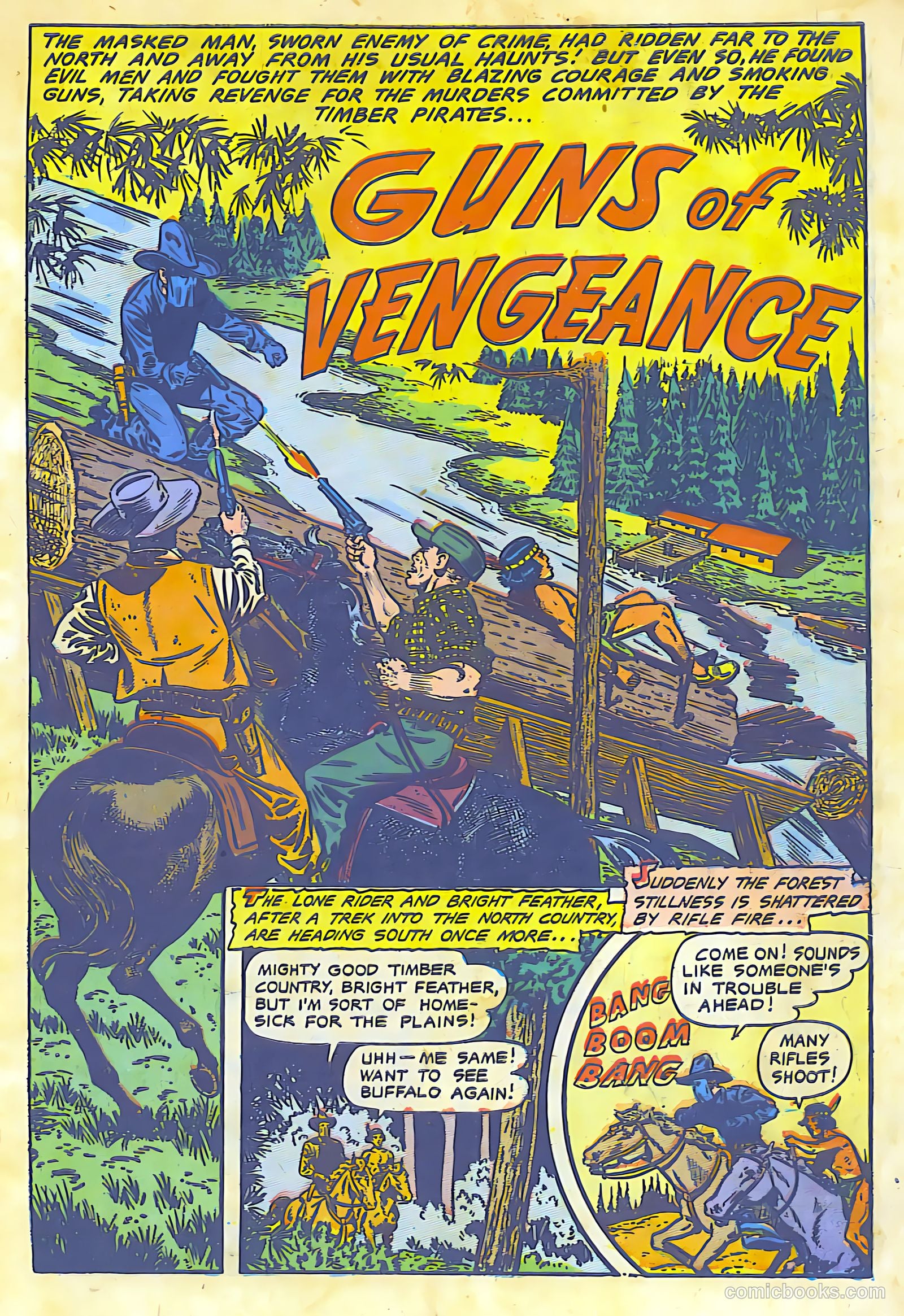 The Lone Rider #13 (1950) — page 2 of 28