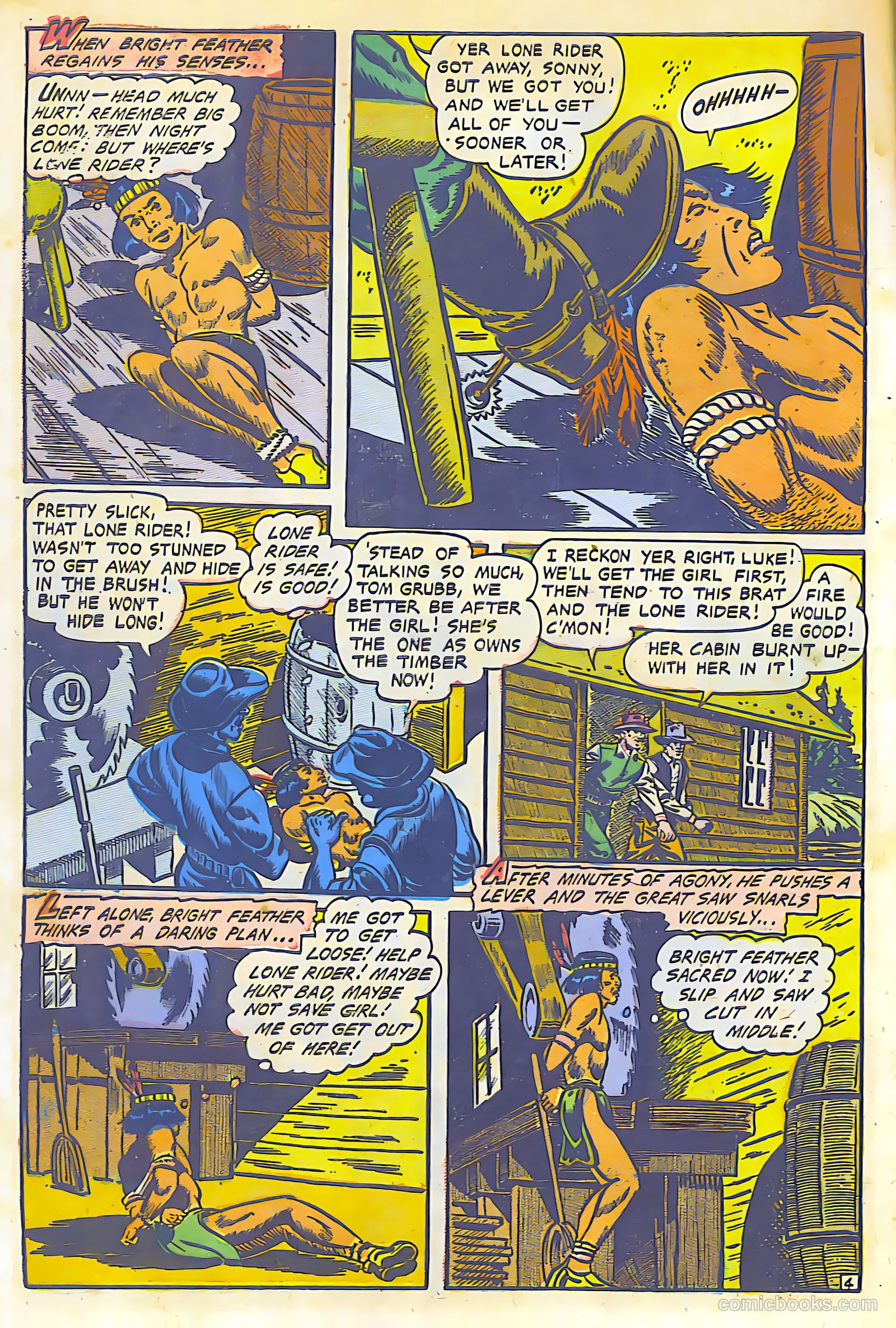 The Lone Rider #13 (1950) — page 5 of 28
