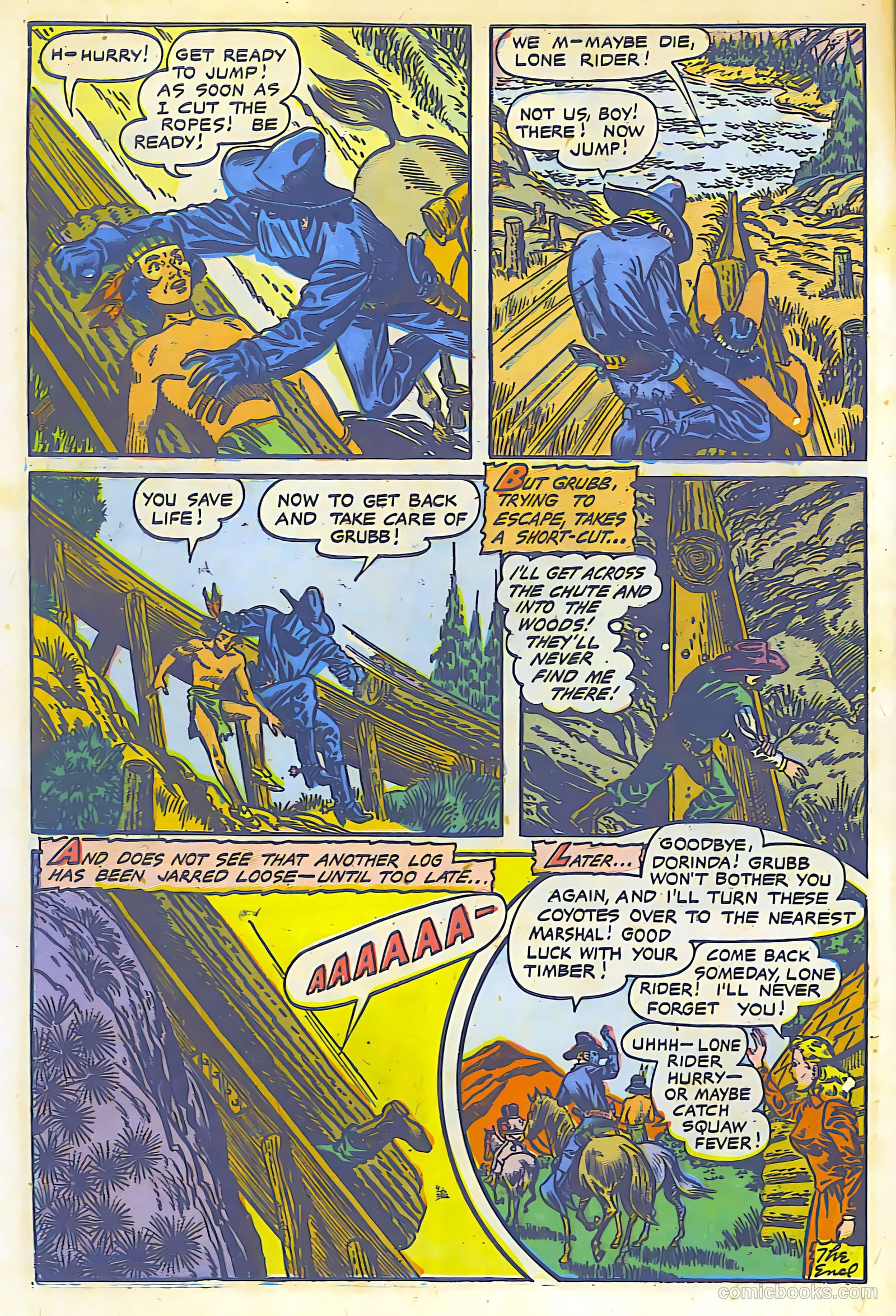 The Lone Rider #13 (1950) — page 9 of 28