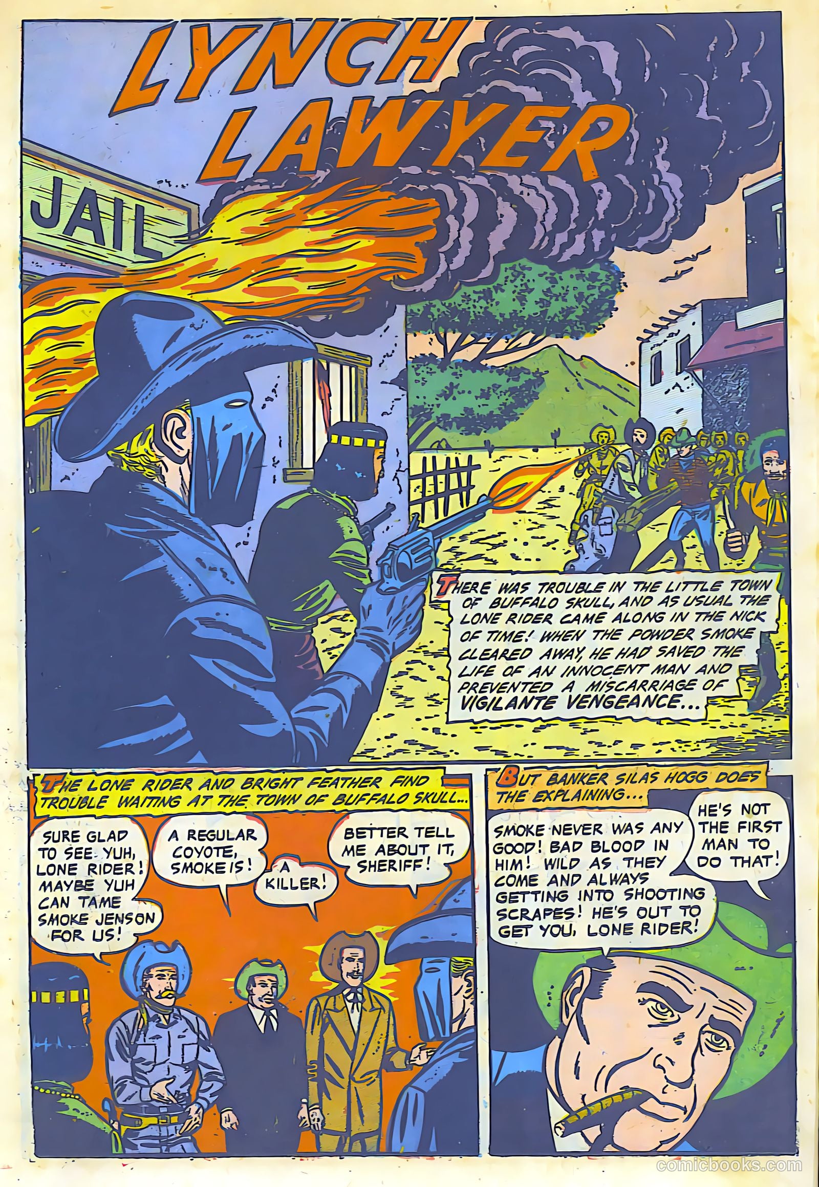 The Lone Rider #13 (1950) — page 16 of 28