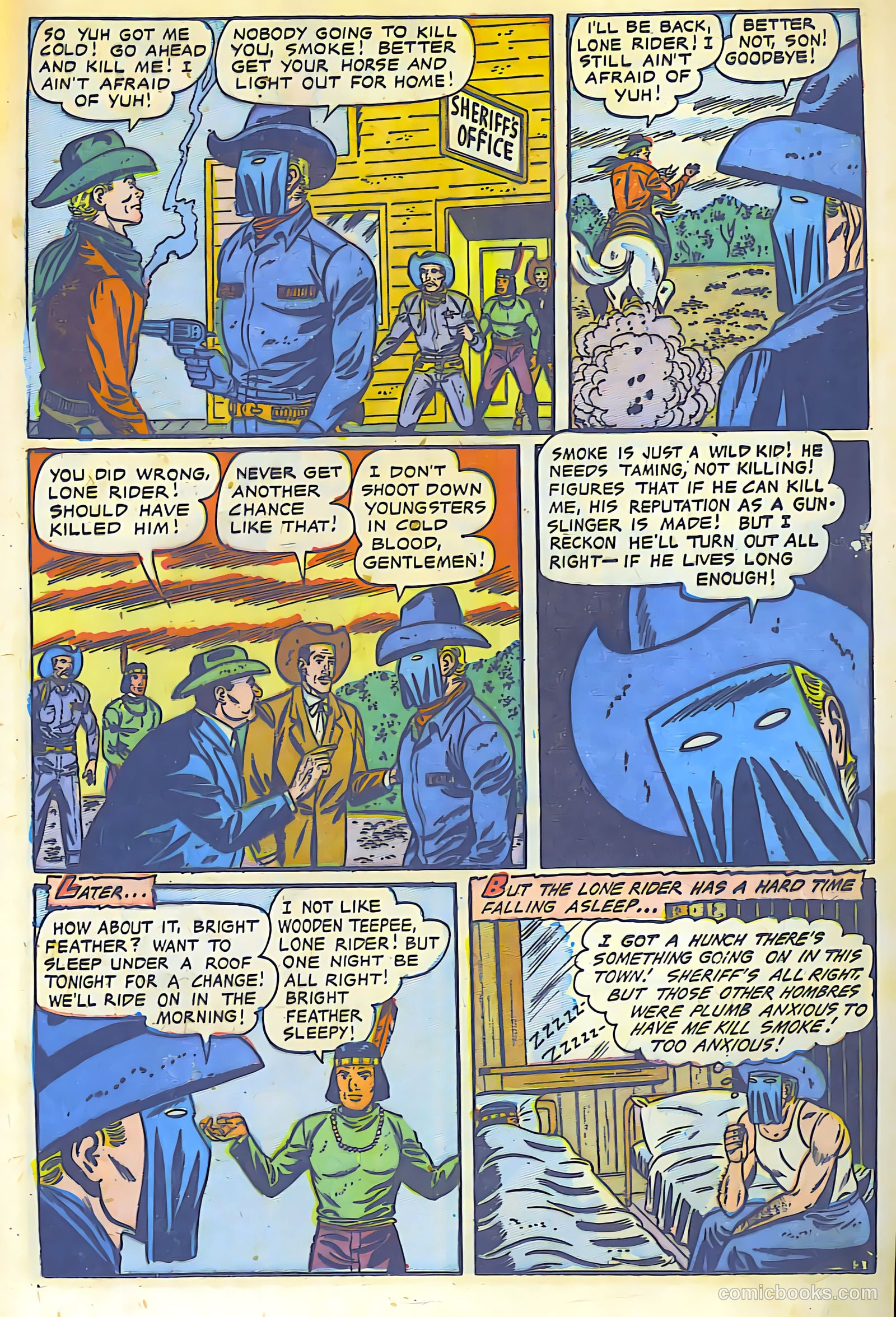 The Lone Rider #13 (1950) — page 18 of 28