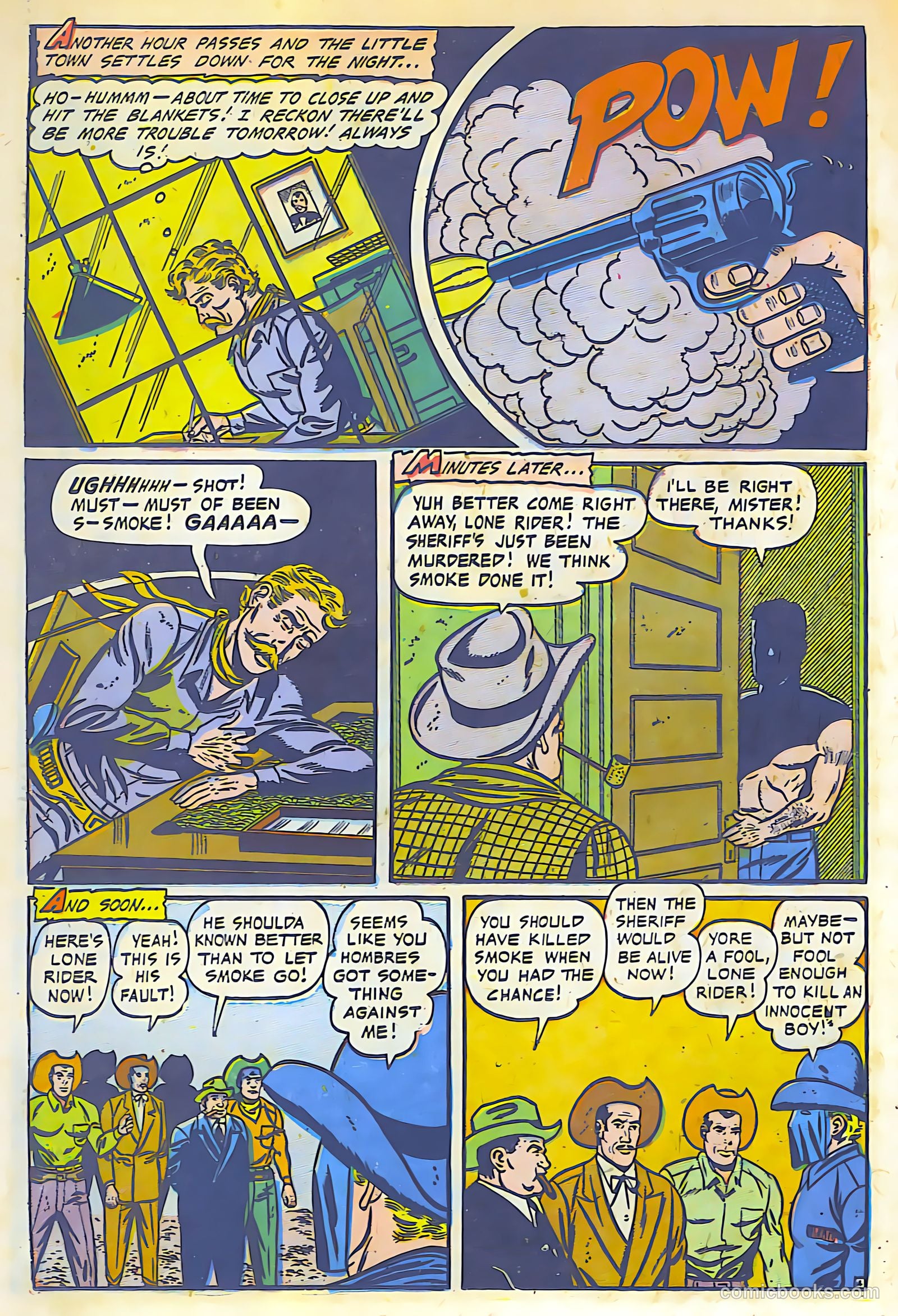 The Lone Rider #13 (1950) — page 19 of 28
