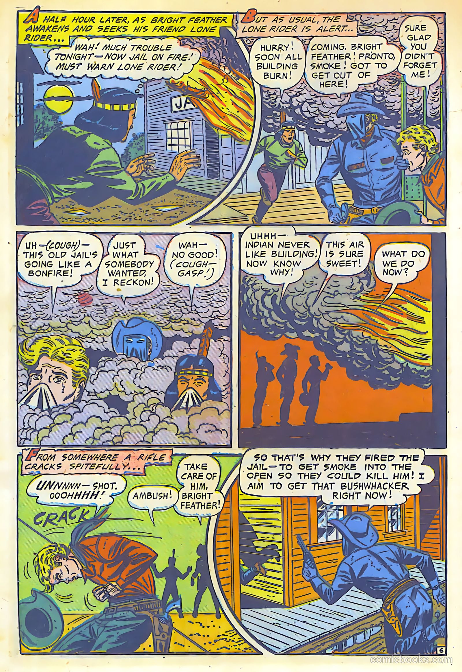 The Lone Rider #13 (1950) — page 21 of 28