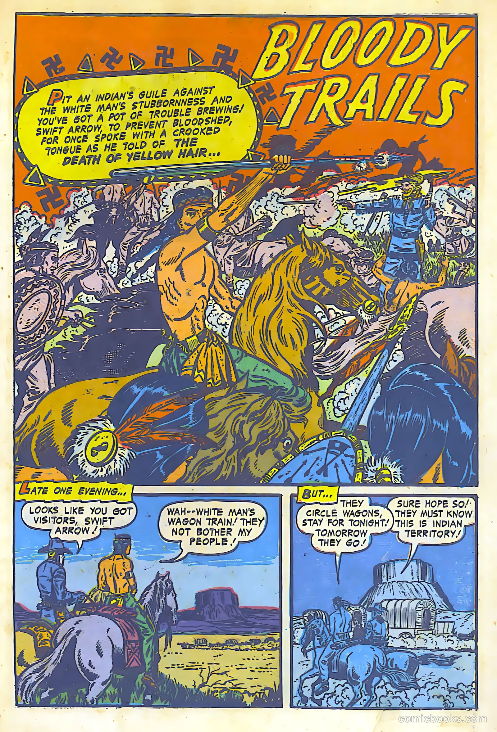 The Lone Rider #13 (1950) — page 23 of 28