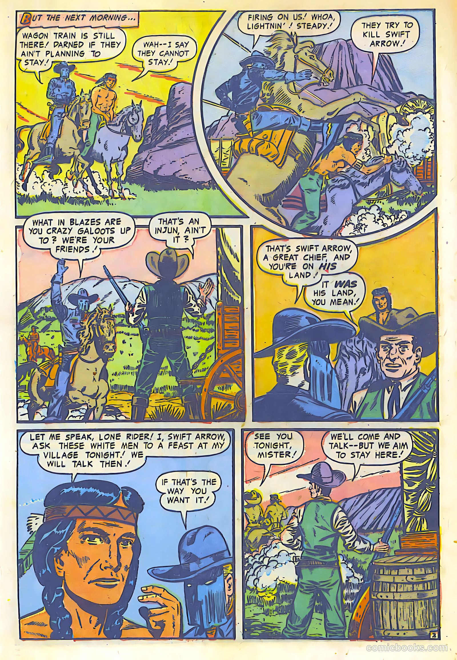The Lone Rider #13 (1950) — page 24 of 28