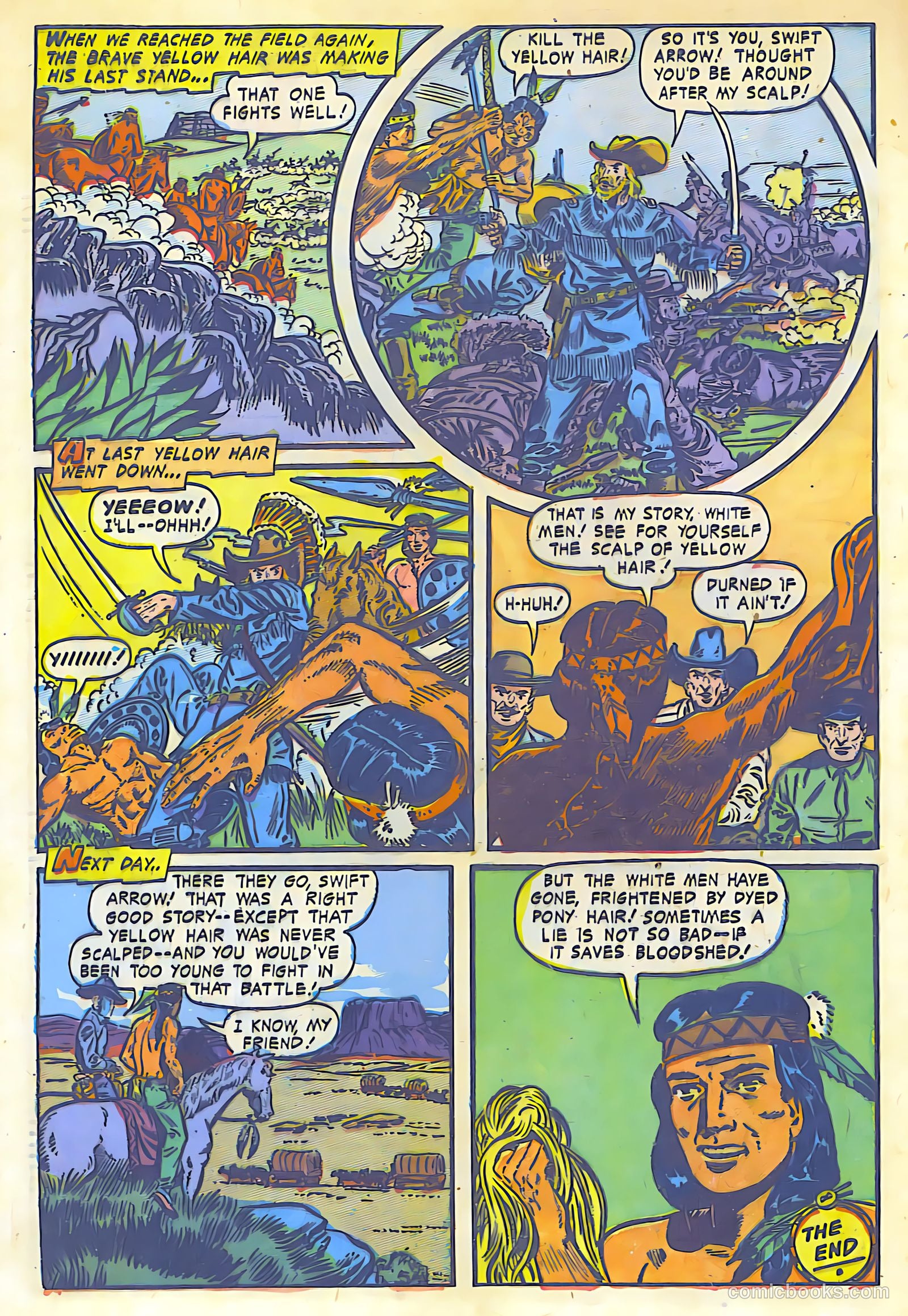 The Lone Rider #13 (1950) — page 28 of 28