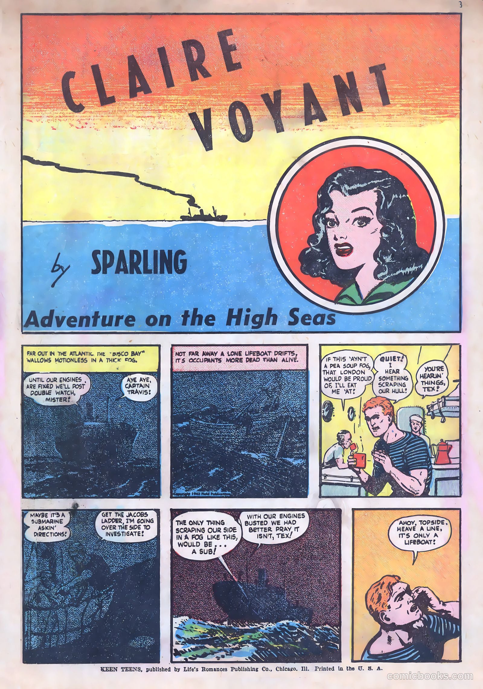 Keen Teens #1 (1945) — page 3 of 52