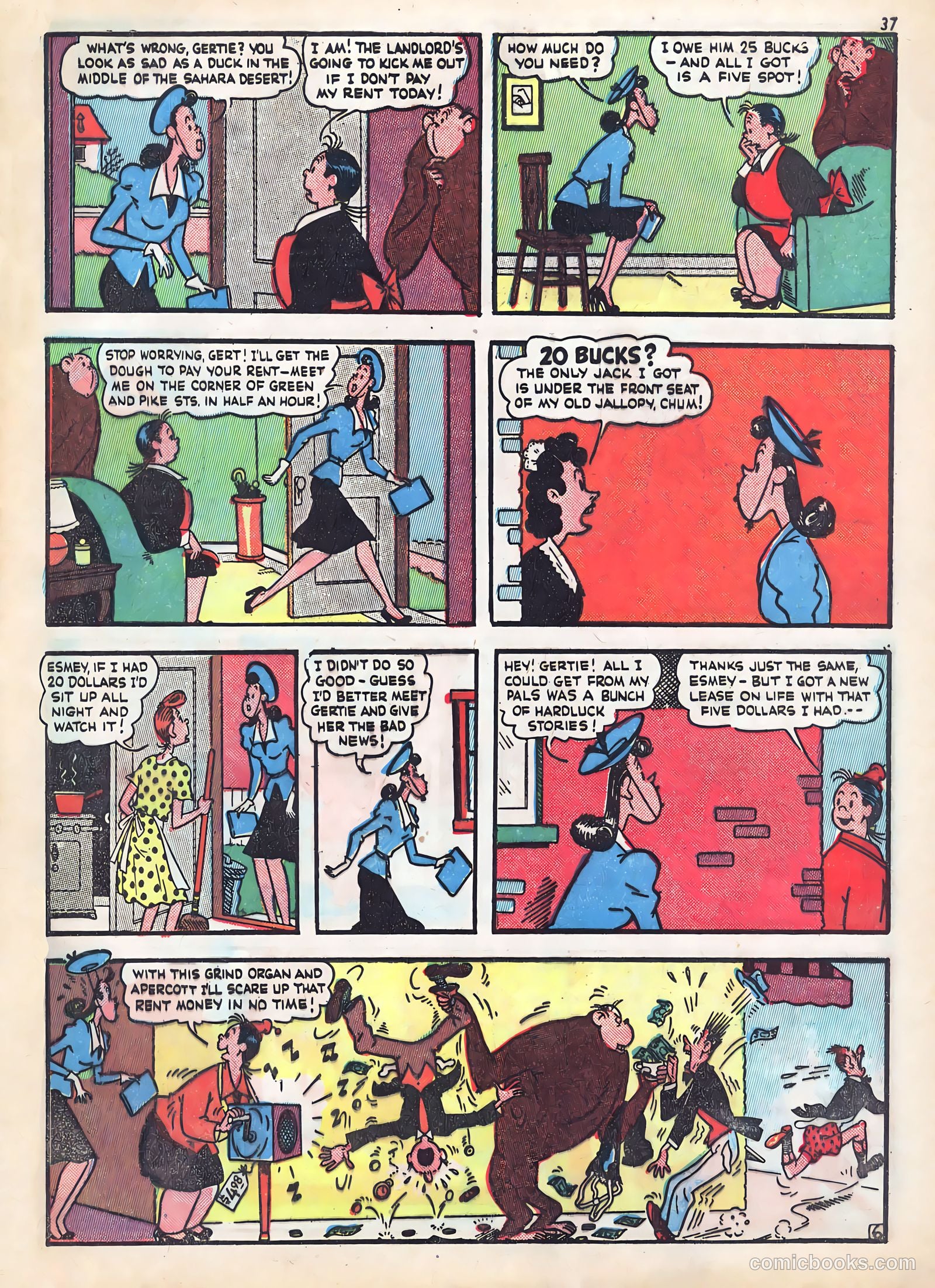 Keen Teens #1 (1945) — page 36 of 52
