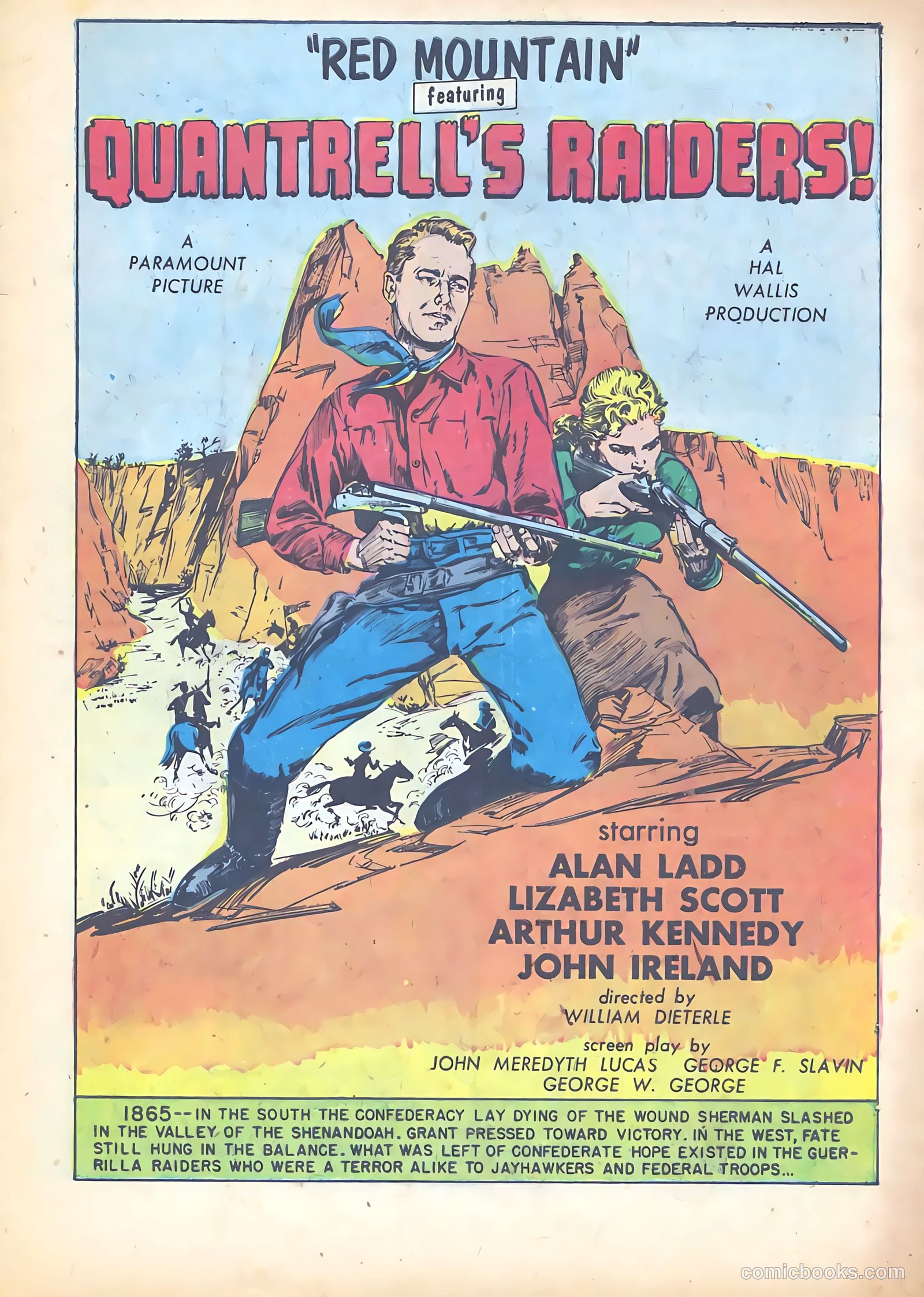 Red Mountain Featuring Quantrell's Raiders #1 (1952) — page 3 of 36