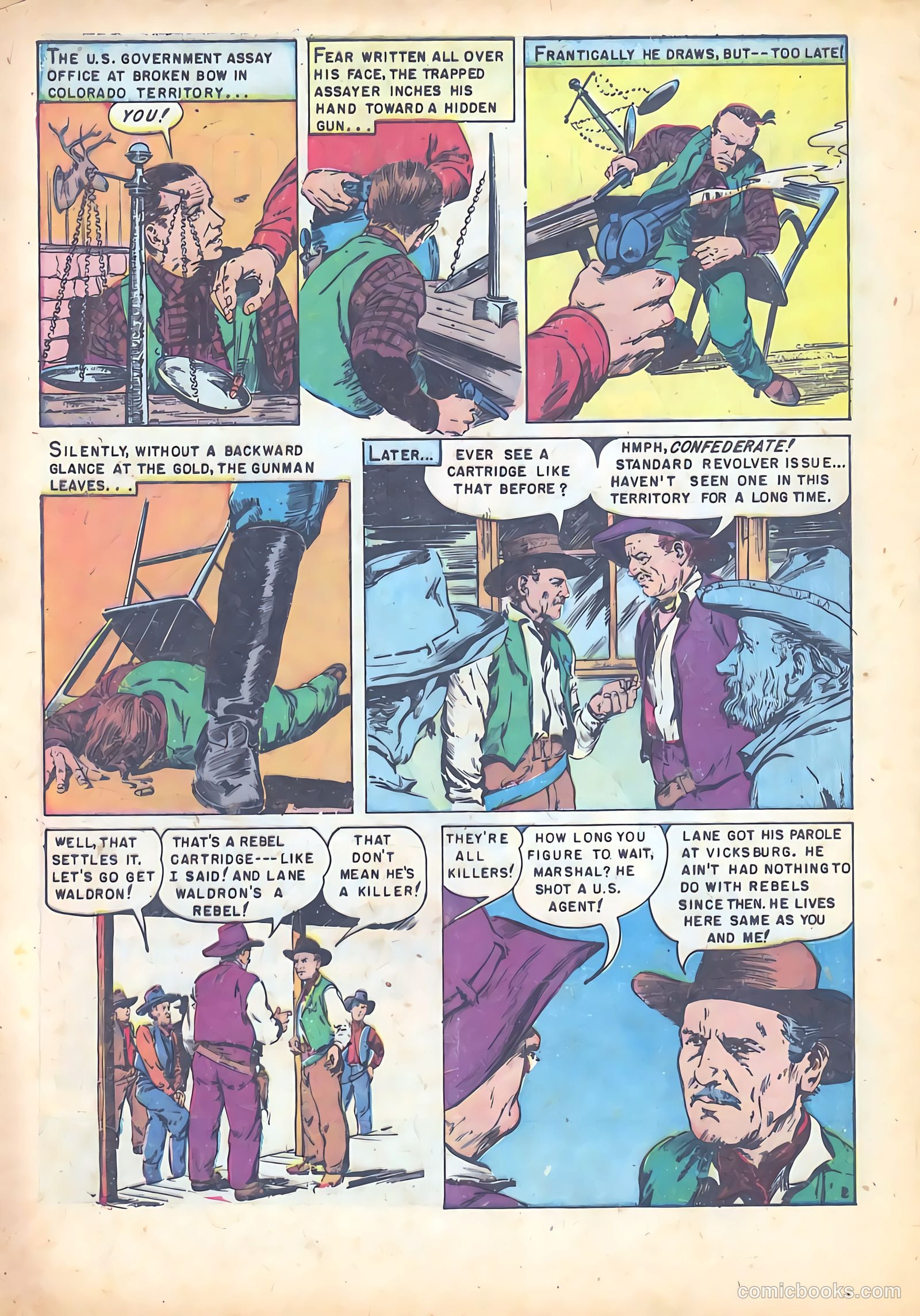 Red Mountain Featuring Quantrell's Raiders #1 (1952) — page 4 of 36