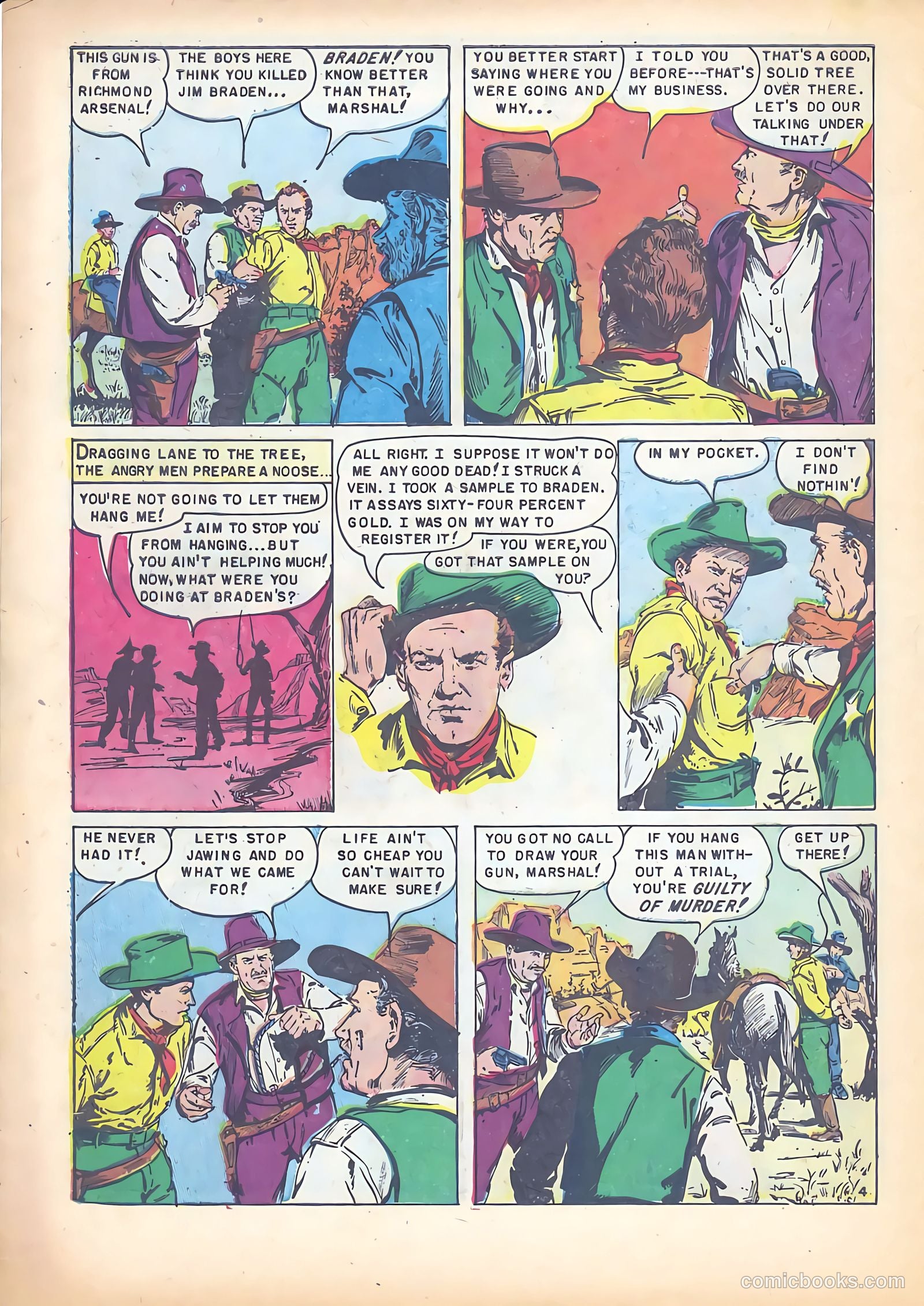 Red Mountain Featuring Quantrell's Raiders #1 (1952) — page 6 of 36