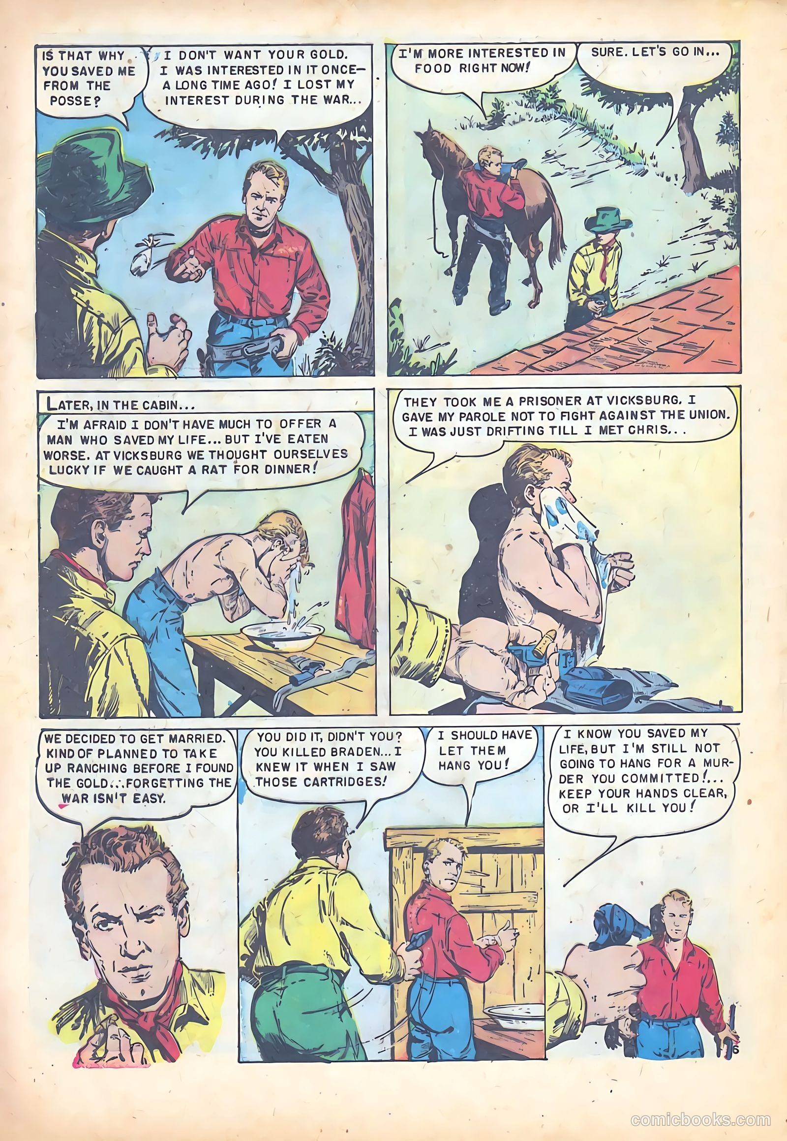 Red Mountain Featuring Quantrell's Raiders #1 (1952) — page 8 of 36