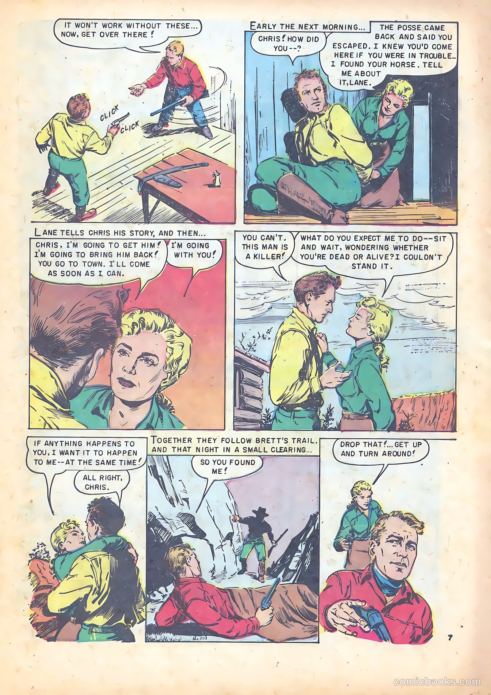 Red Mountain Featuring Quantrell's Raiders #1 (1952) — page 9 of 36