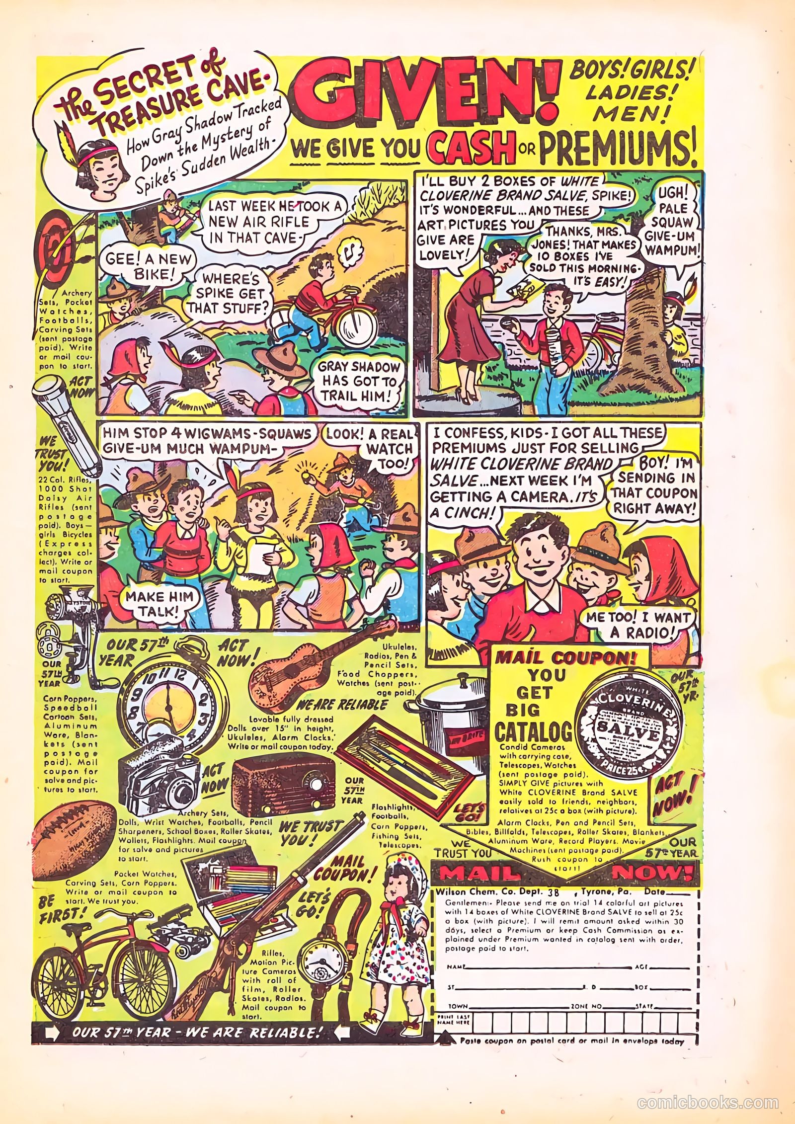 Red Mountain Featuring Quantrell's Raiders #1 (1952) — page 11 of 36