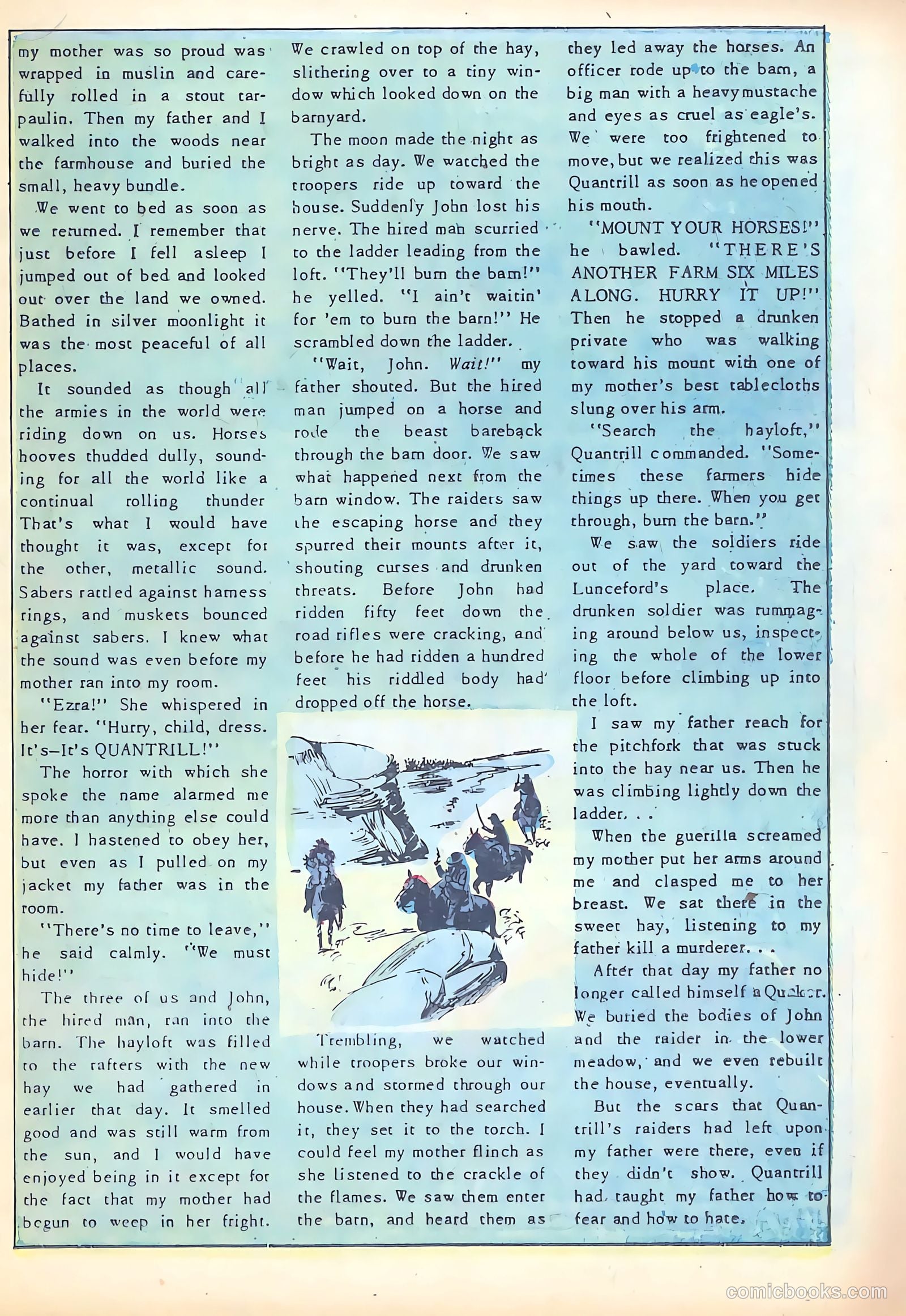 Red Mountain Featuring Quantrell's Raiders #1 (1952) — page 19 of 36