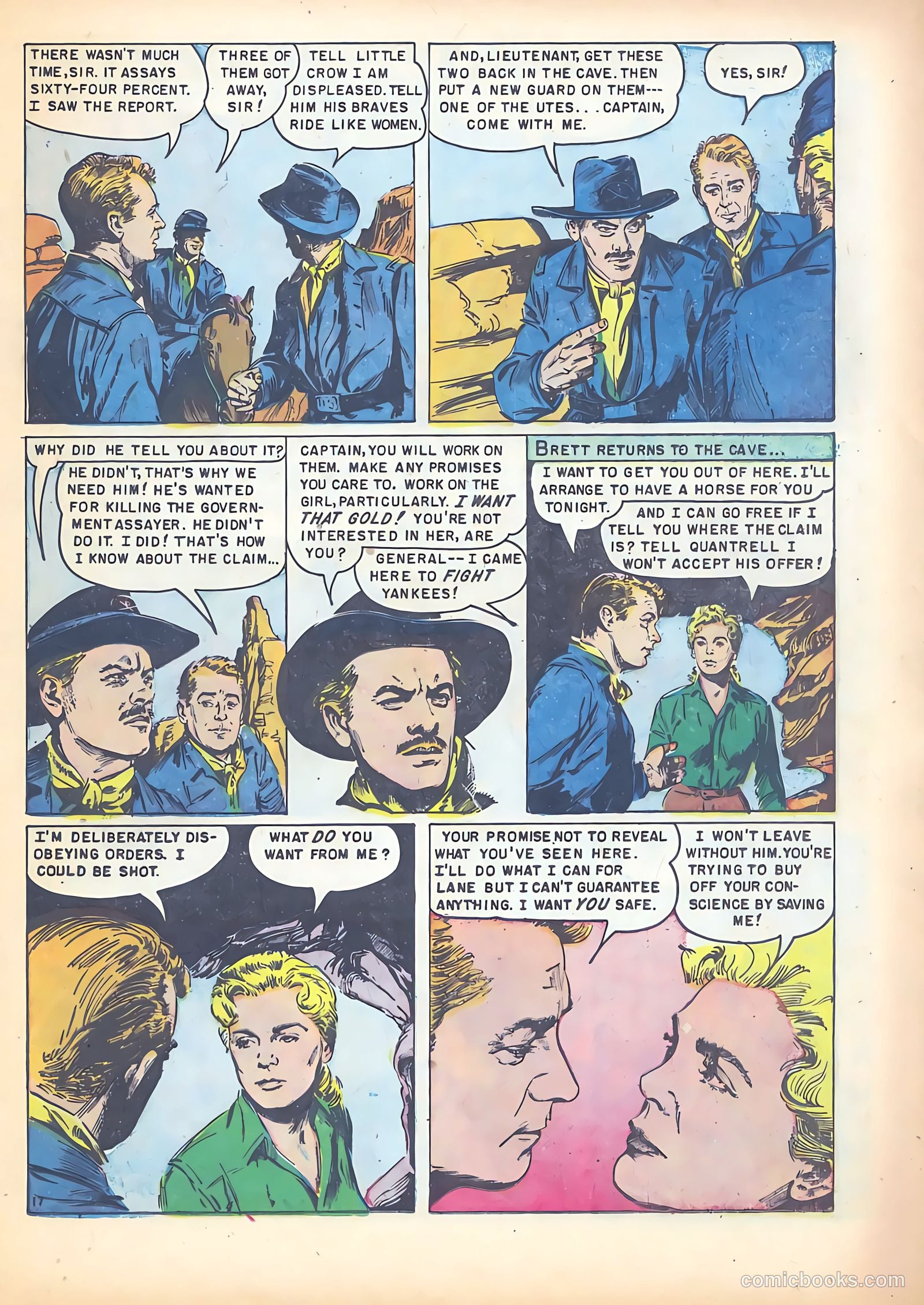 Red Mountain Featuring Quantrell's Raiders #1 (1952) — page 23 of 36