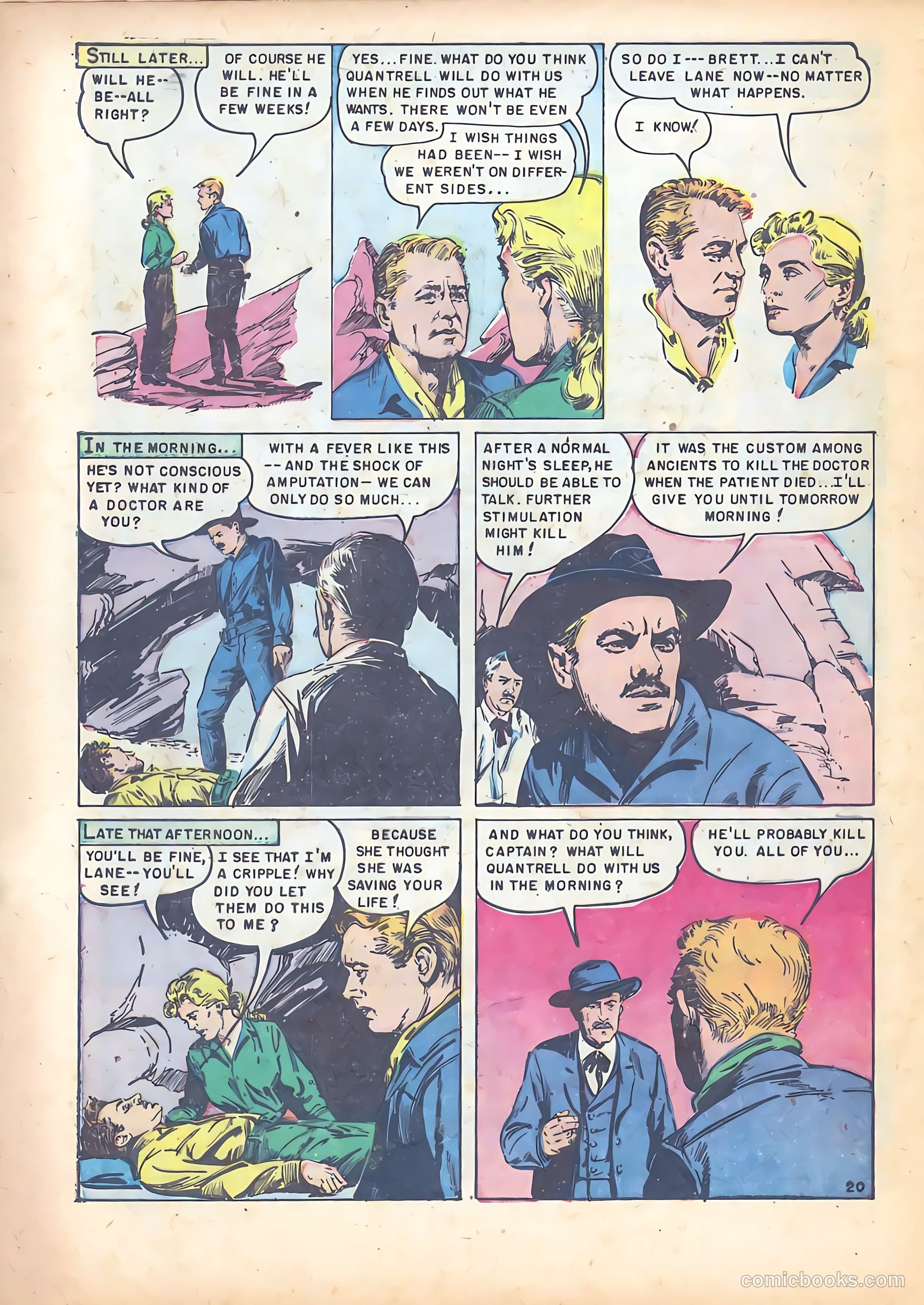 Red Mountain Featuring Quantrell's Raiders #1 (1952) — page 28 of 36