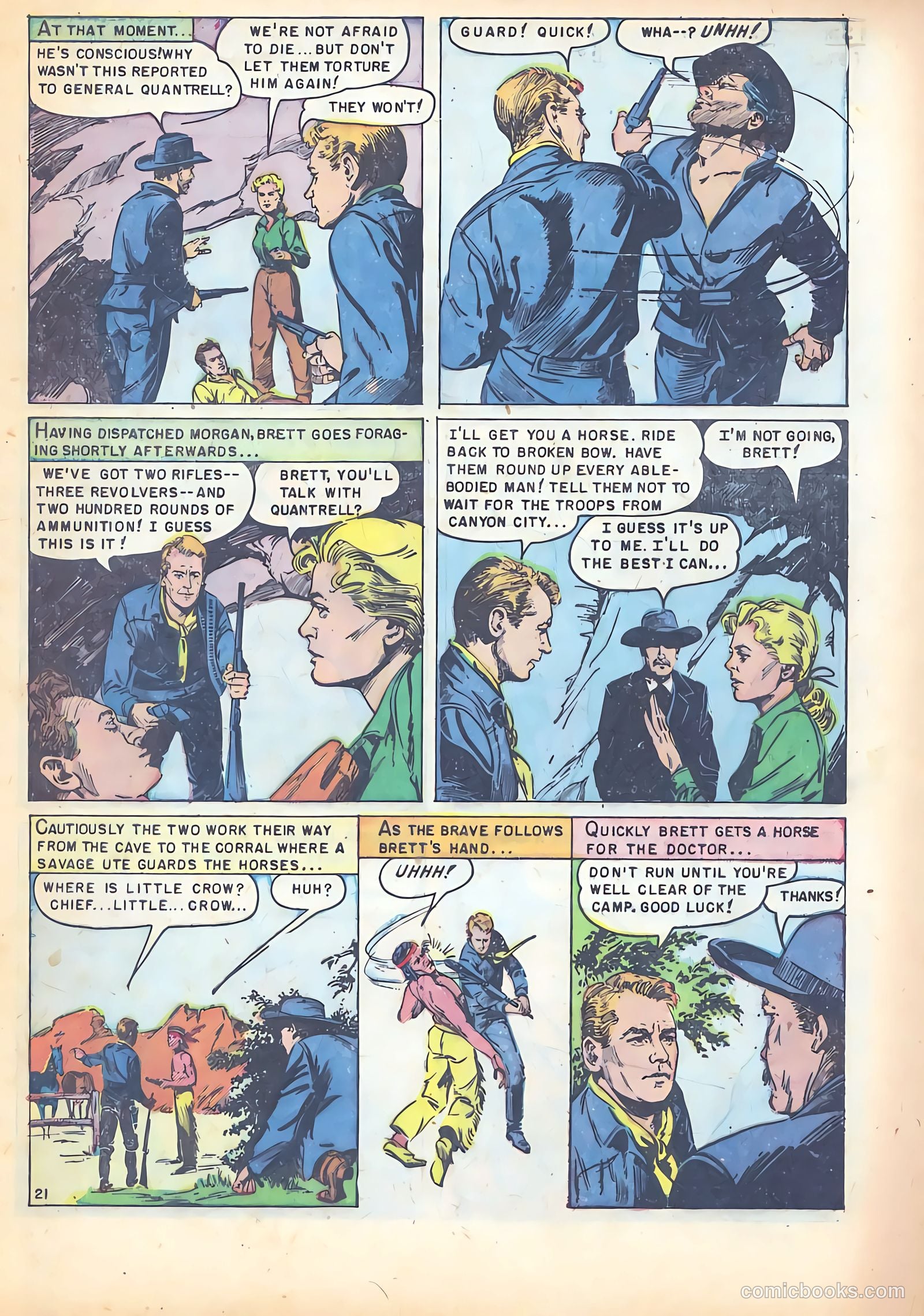 Red Mountain Featuring Quantrell's Raiders #1 (1952) — page 29 of 36