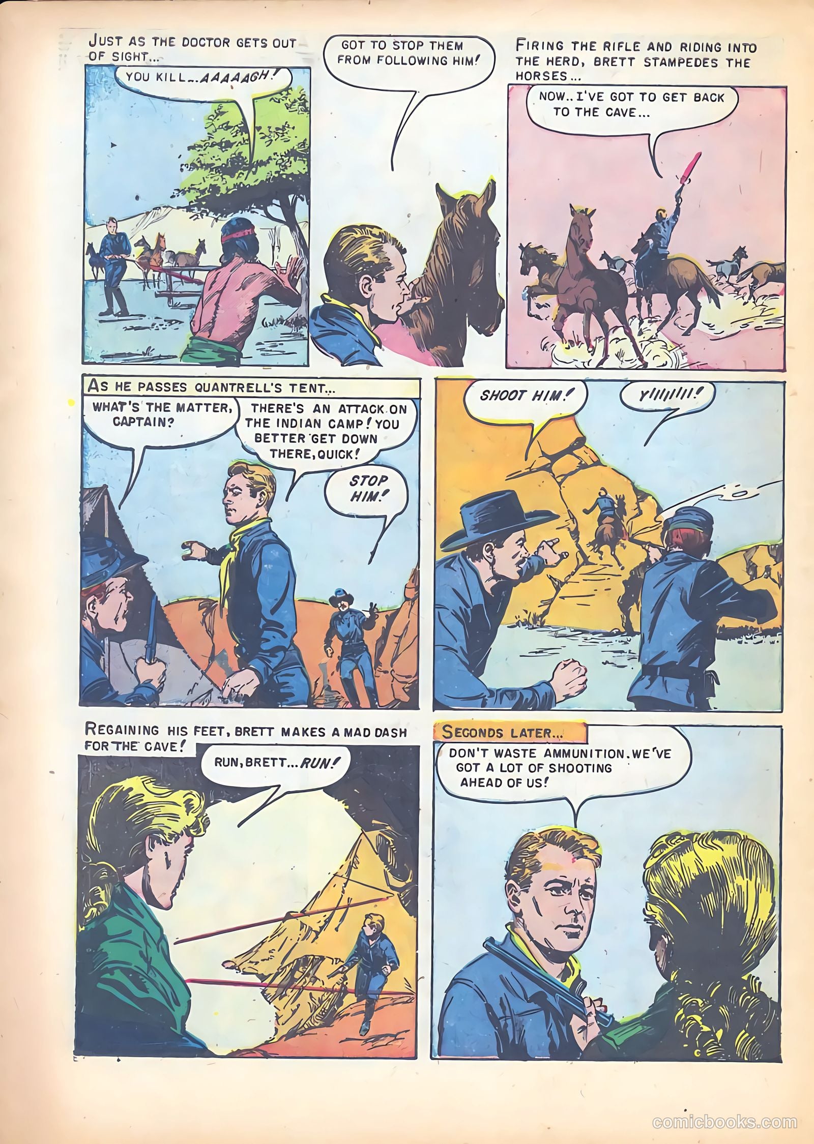 Red Mountain Featuring Quantrell's Raiders #1 (1952) — page 30 of 36