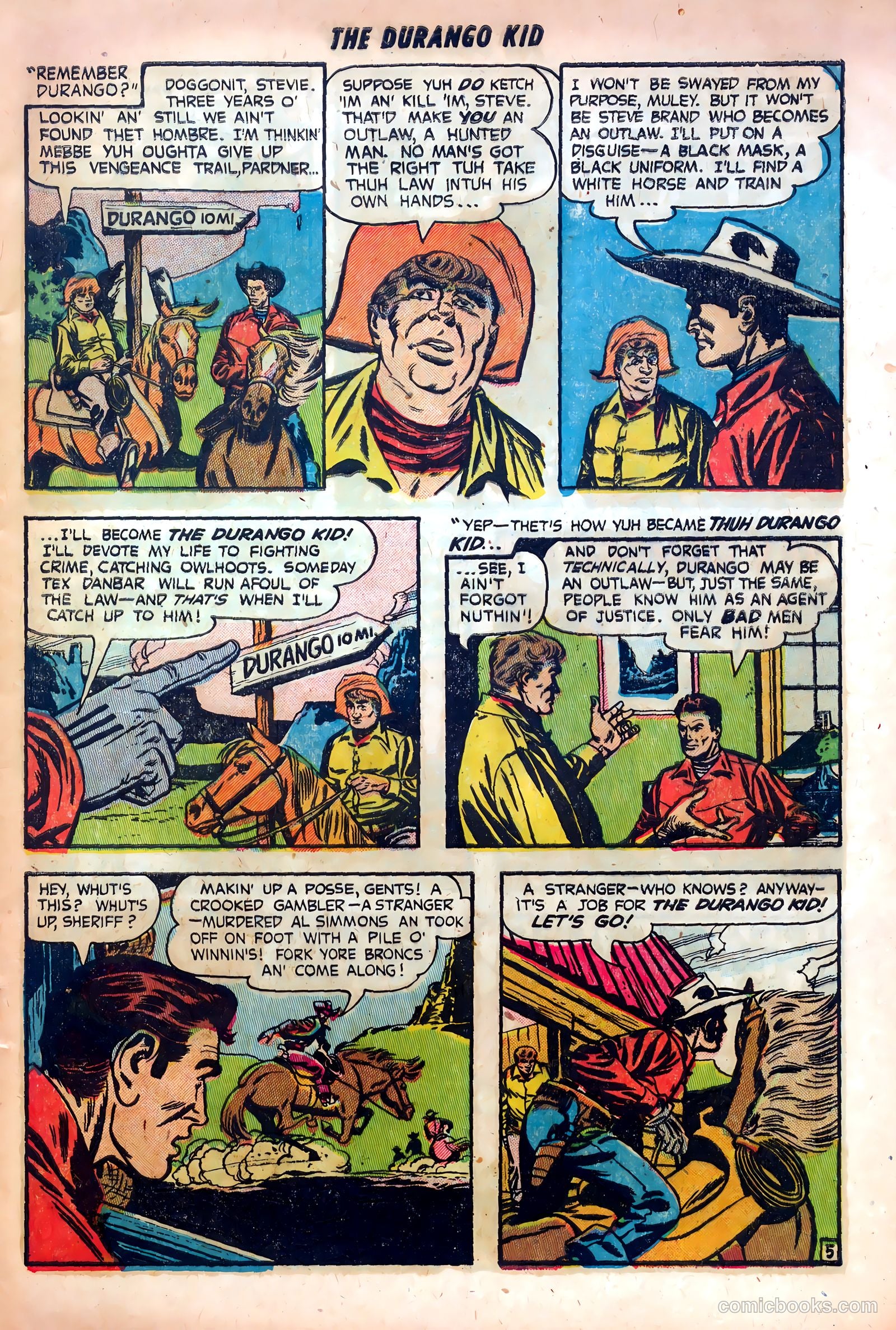 Durango Kid #17 (1955) — page 7 of 25