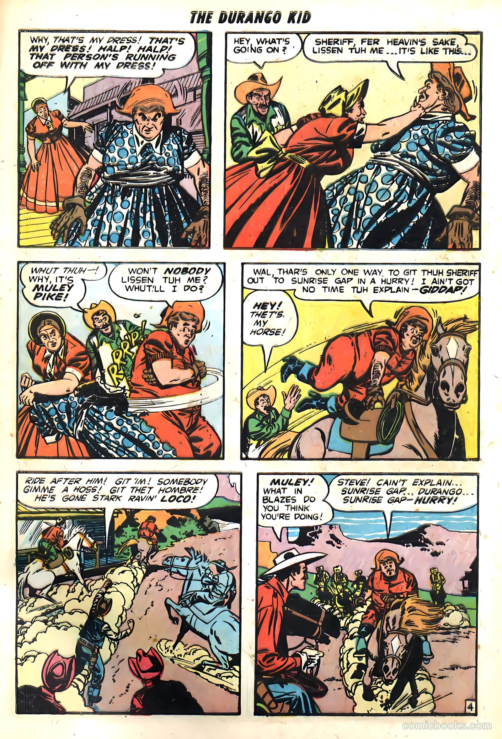 Durango Kid #17 (1955) — page 21 of 25