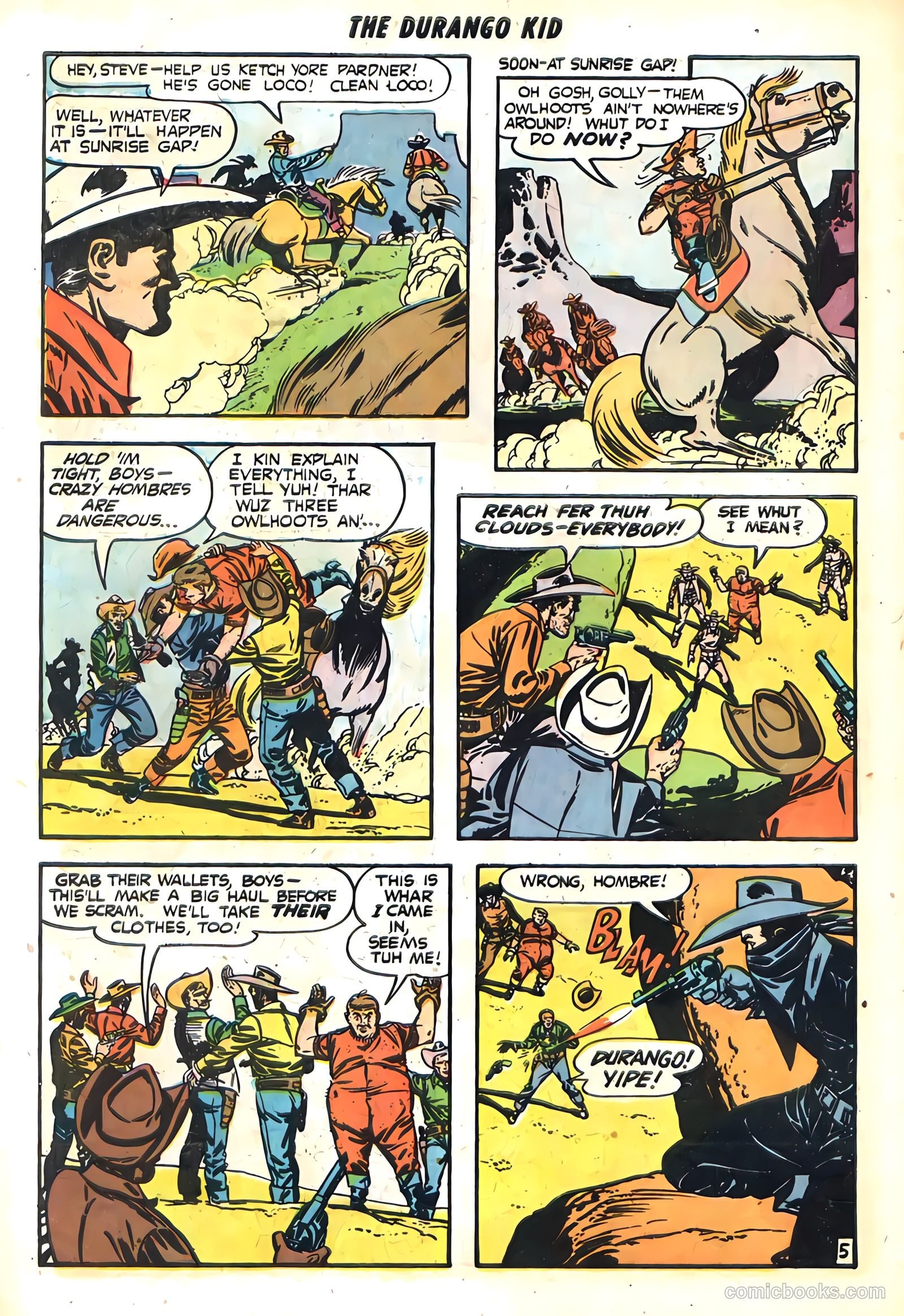 Durango Kid #17 (1955) — page 22 of 25
