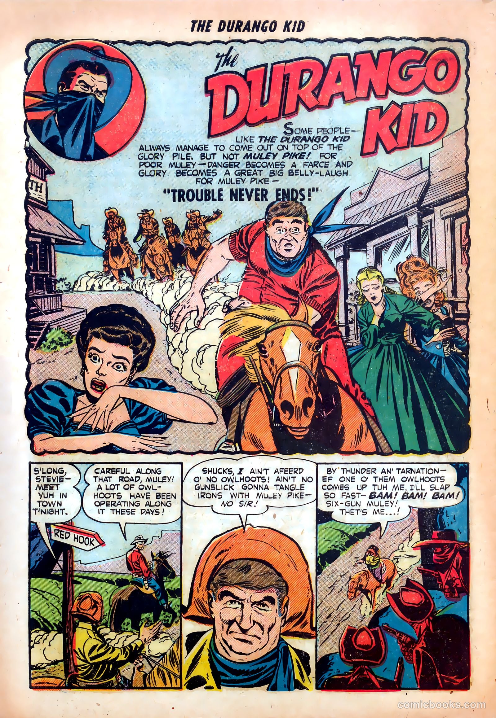 Durango Kid #17 (1955) — page 28 of 36