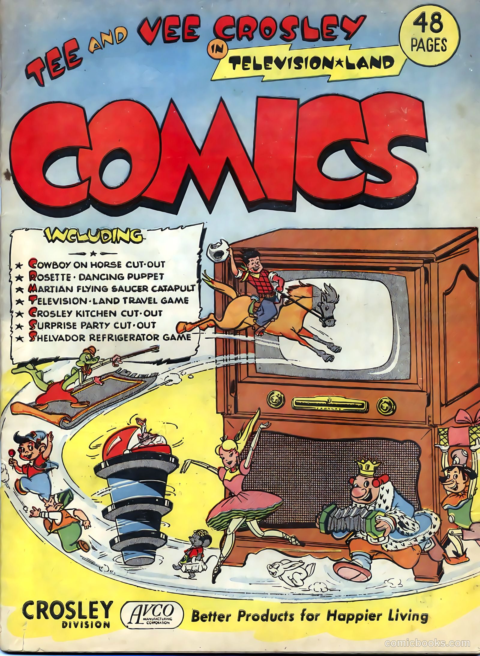 Tee and Vee Crosley in Television Land Comics #nn