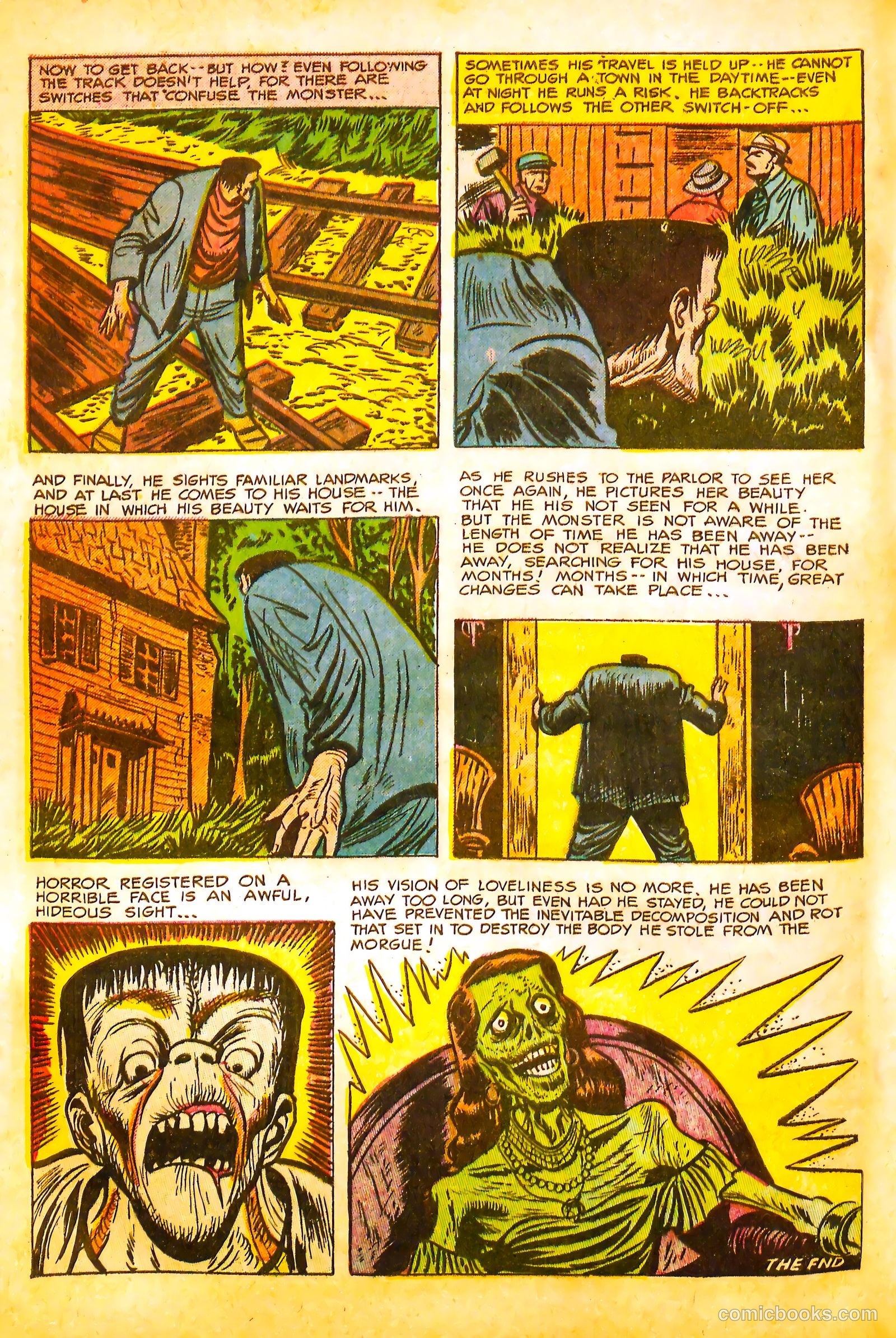 Frankenstein #32 (1945) — page 32 of 35