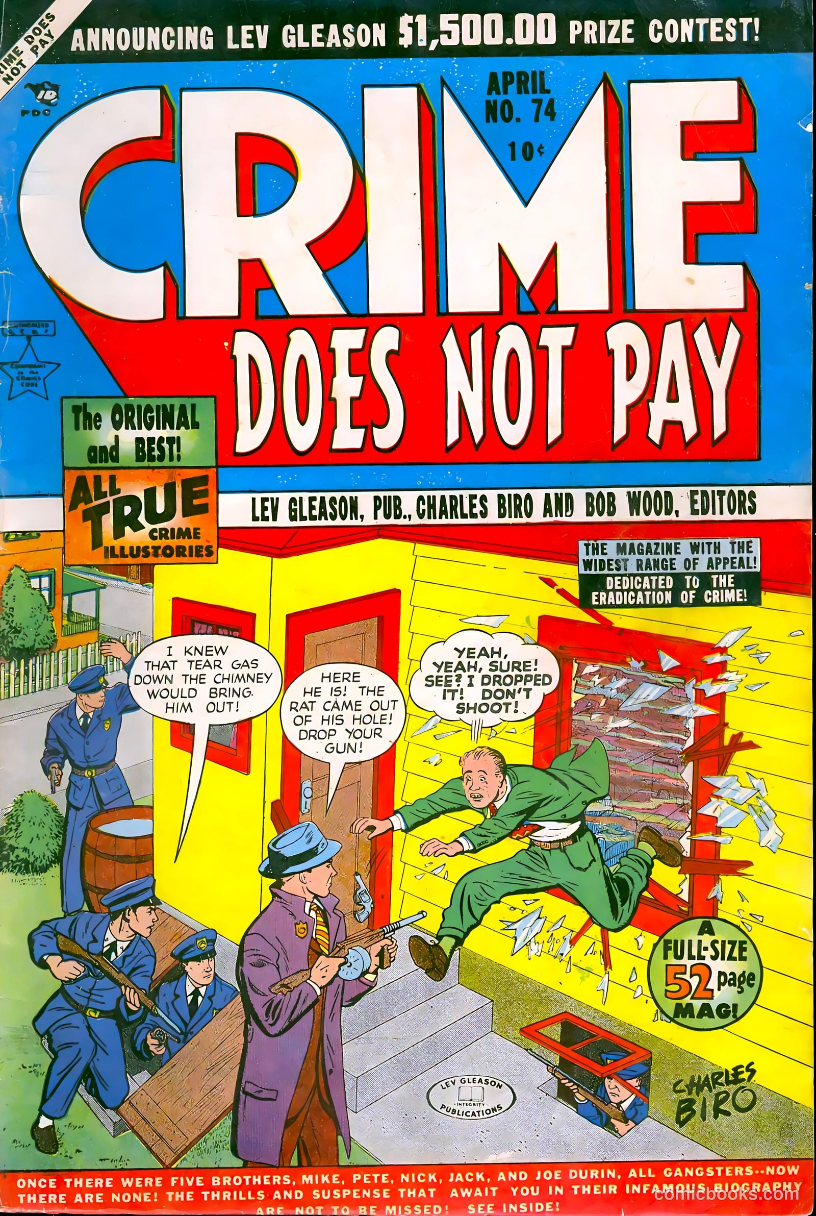 Crime Does Not Pay #74 cover