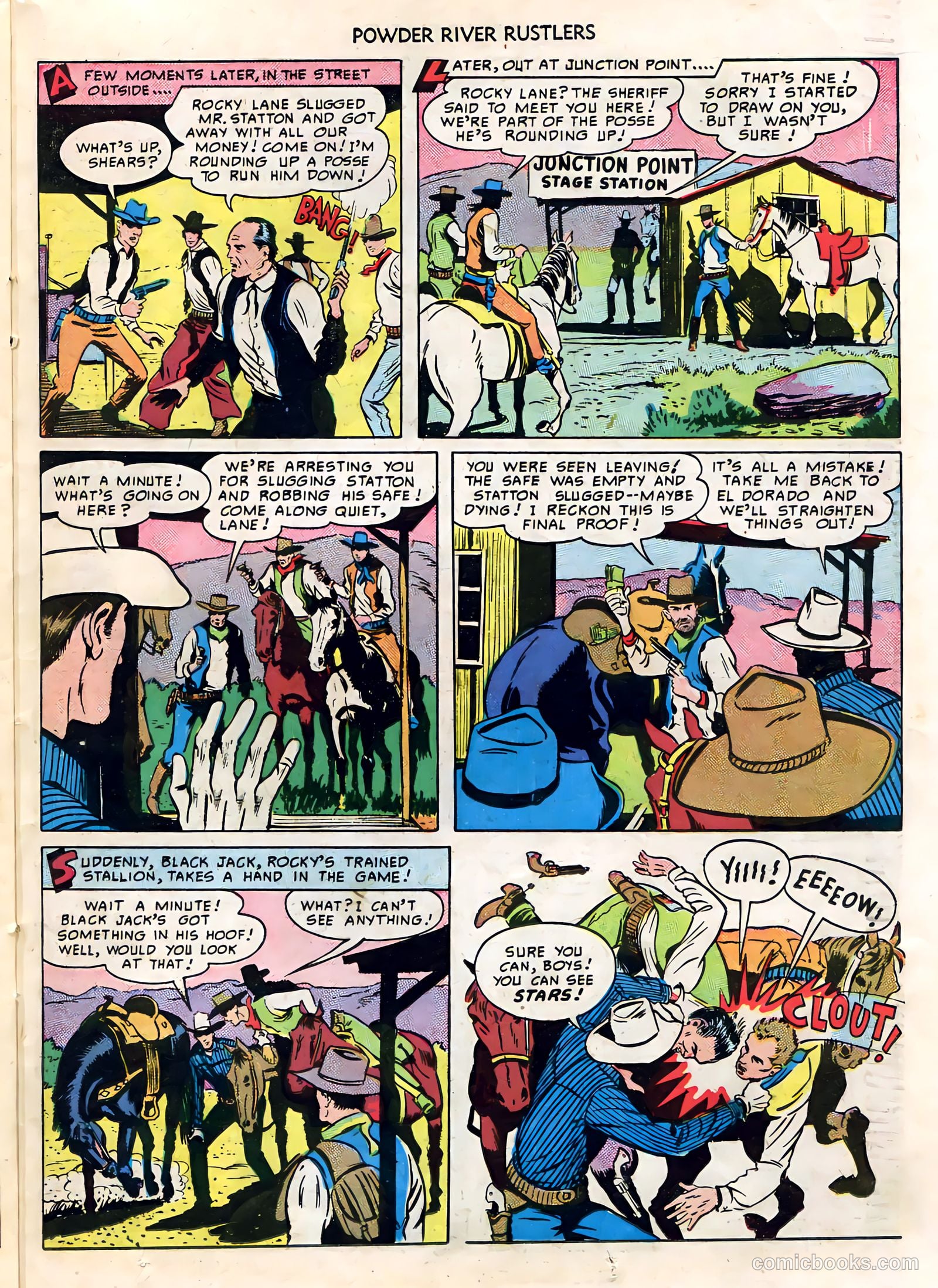 Powder River Rustlers #nn (1950) — page 22 of 35