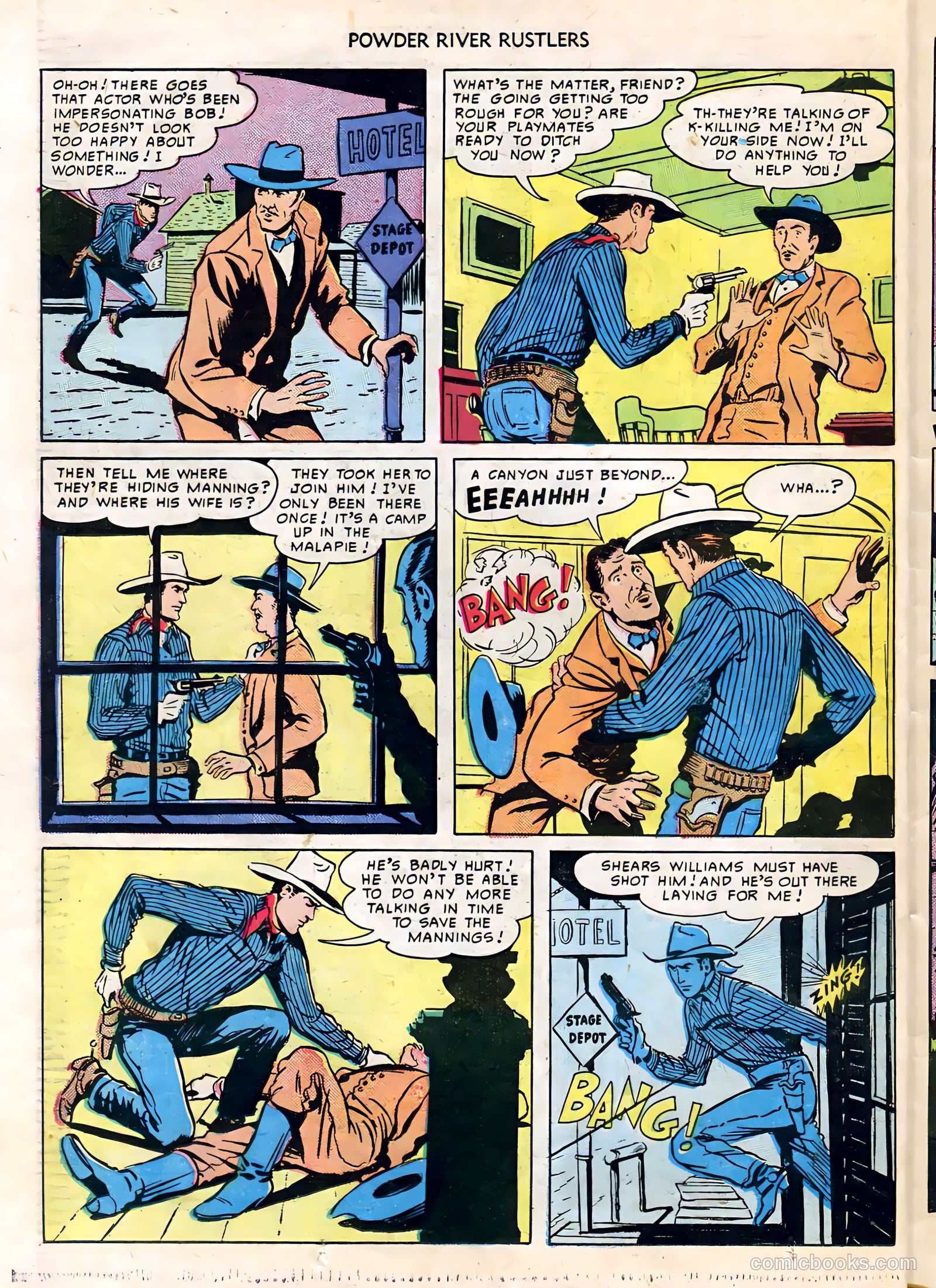 Powder River Rustlers #nn (1950) — page 25 of 35