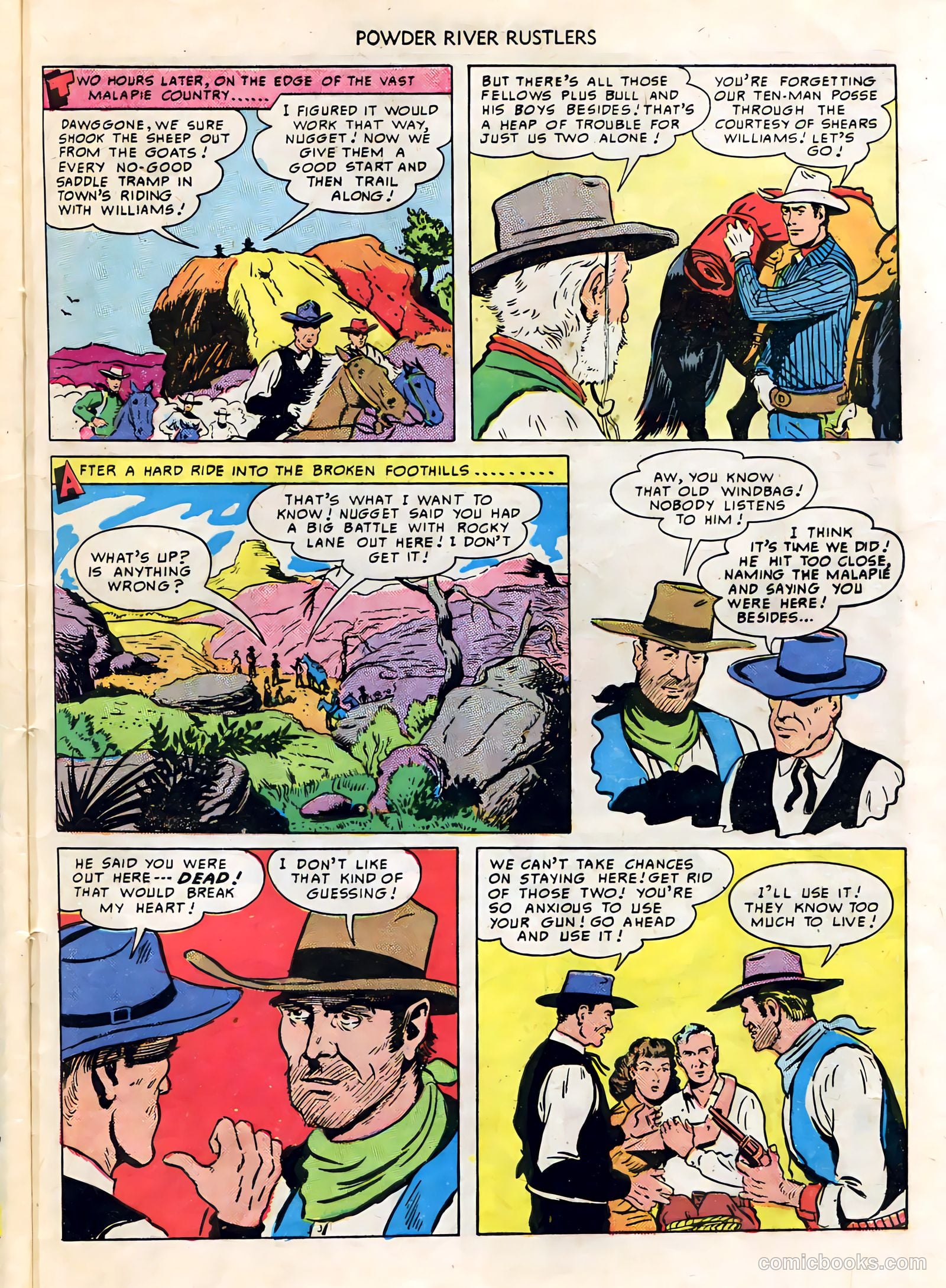Powder River Rustlers #nn (1950) — page 28 of 35