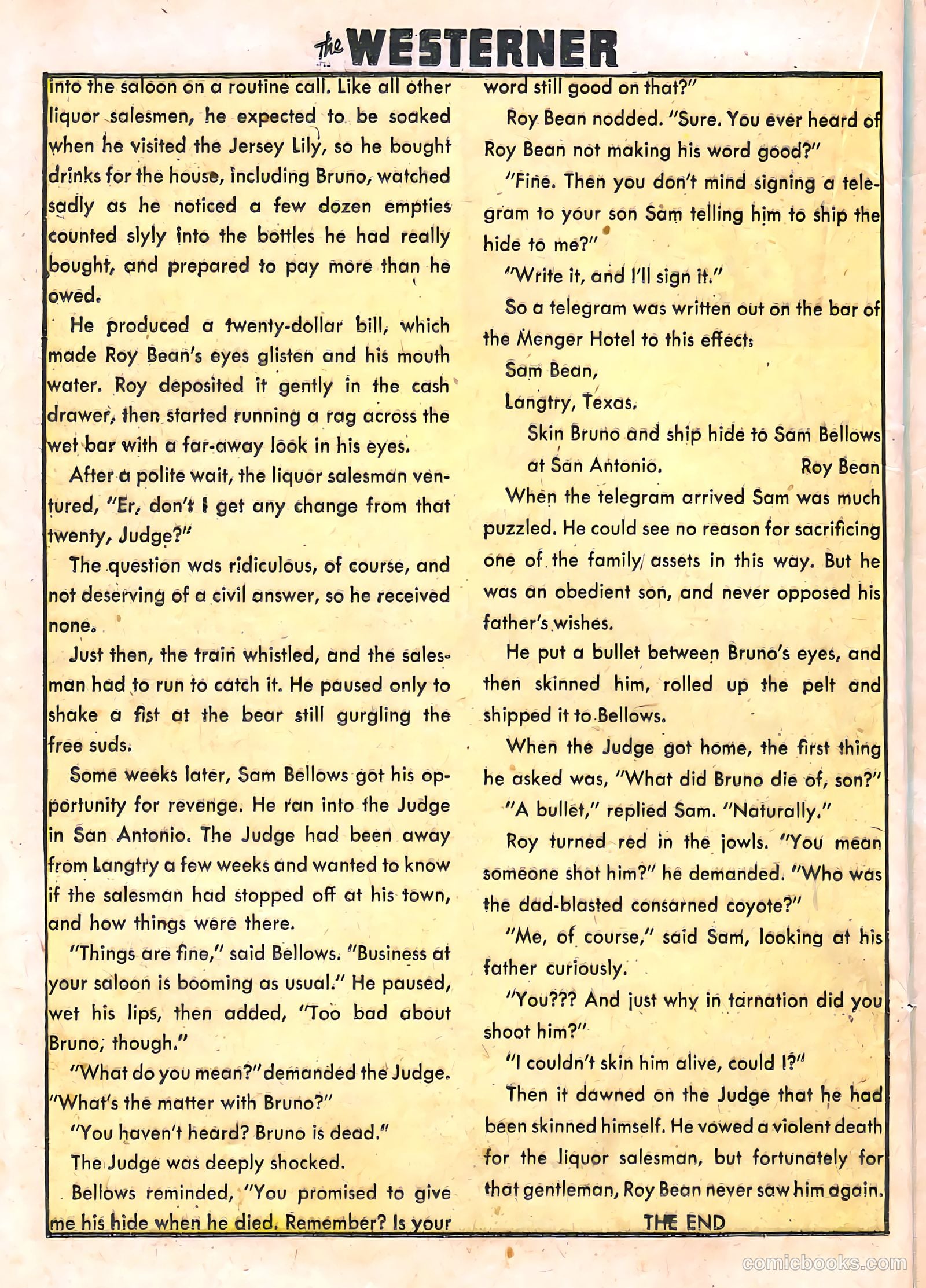 The Westerner Comics #16 (1950) — page 29 of 46