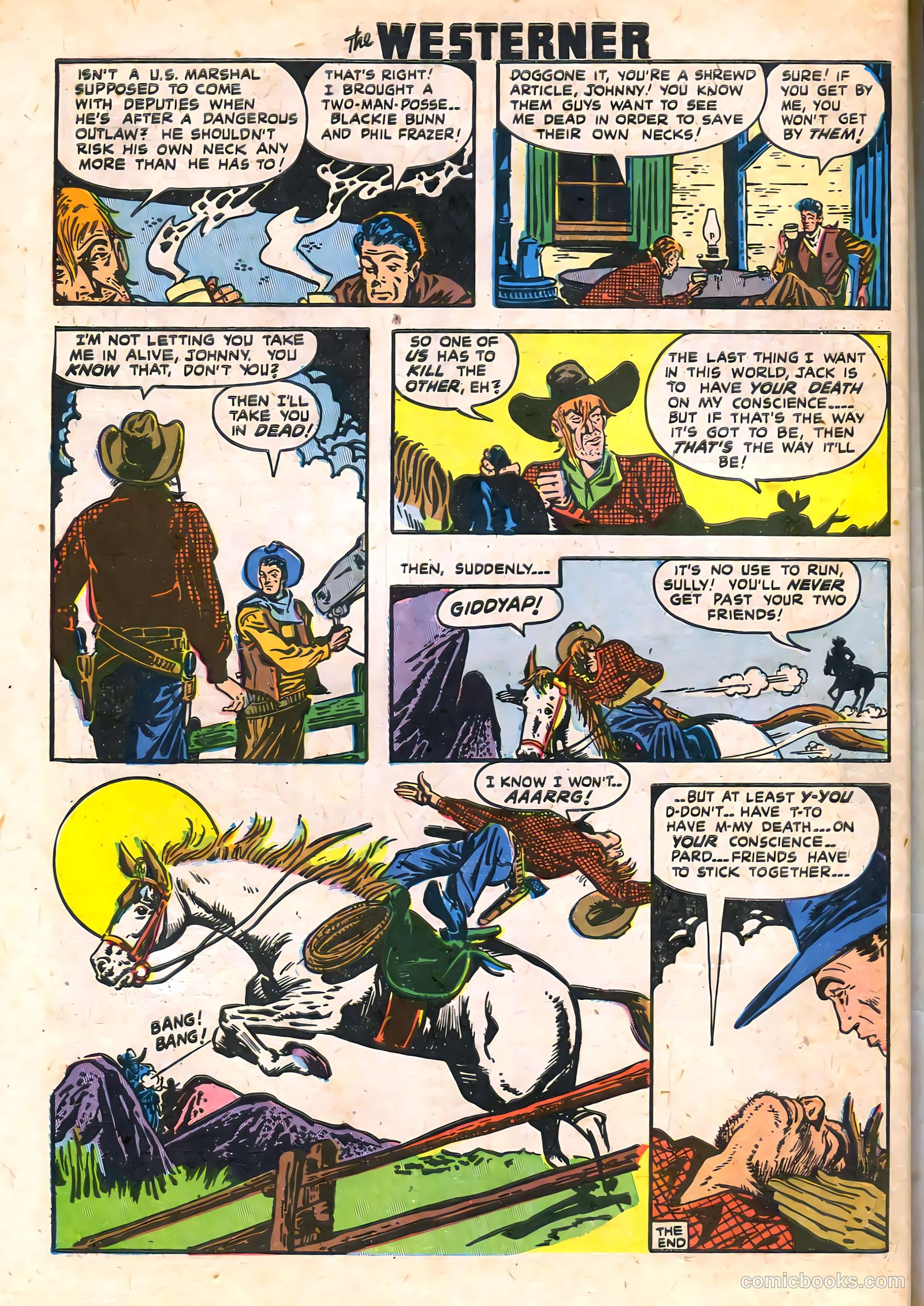 The Westerner Comics #16 (1950) — page 45 of 46