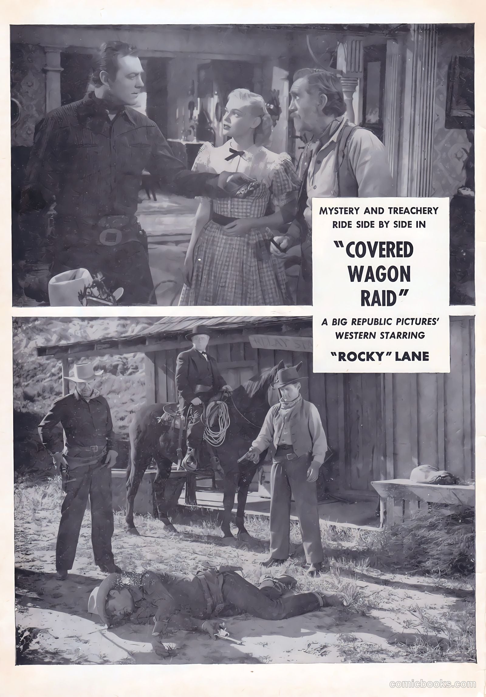 Motion Picture Comics 103 Covered Wagon Raid #1 — page 2 of 36