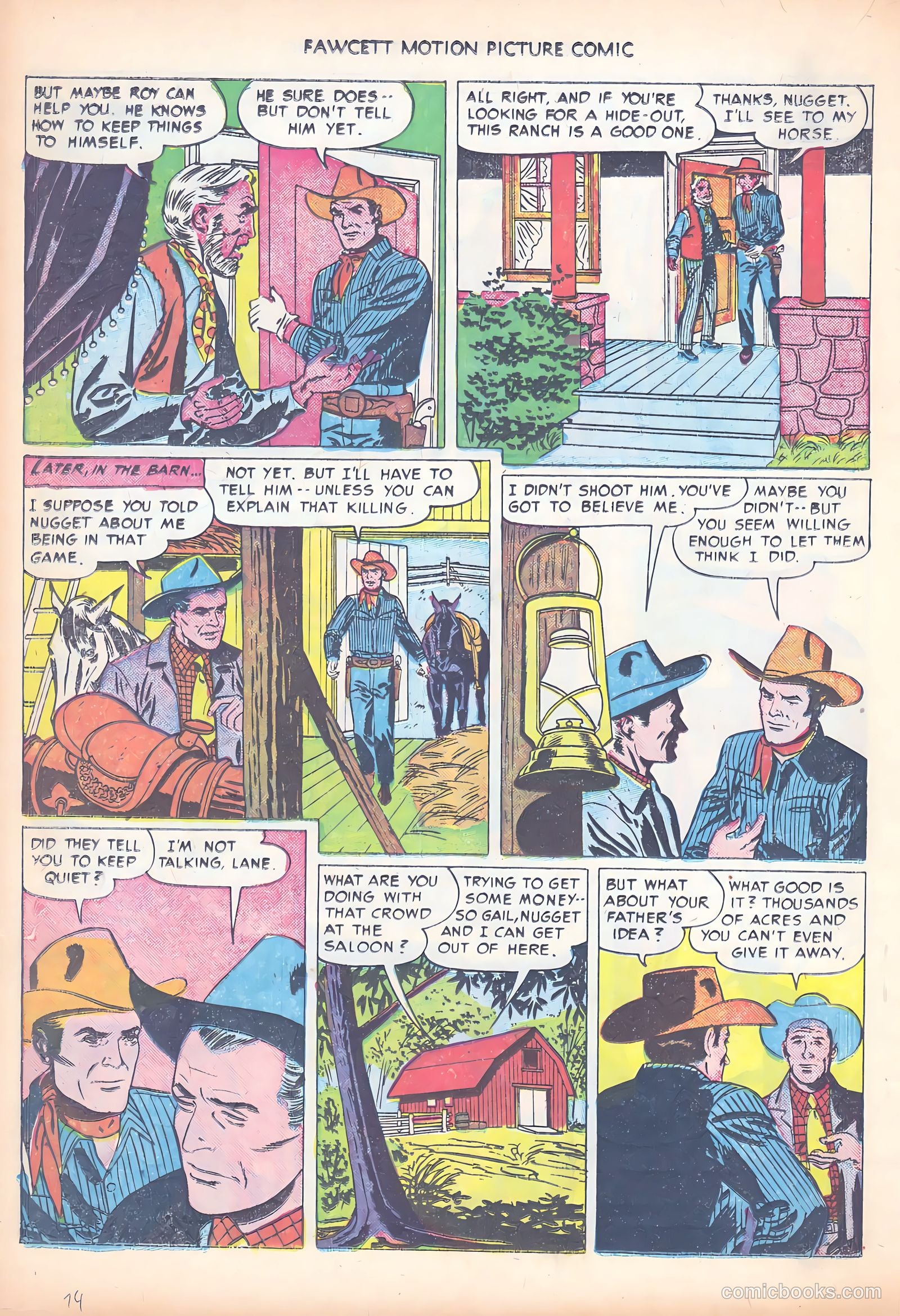Motion Picture Comics 103 Covered Wagon Raid #1 — page 18 of 36