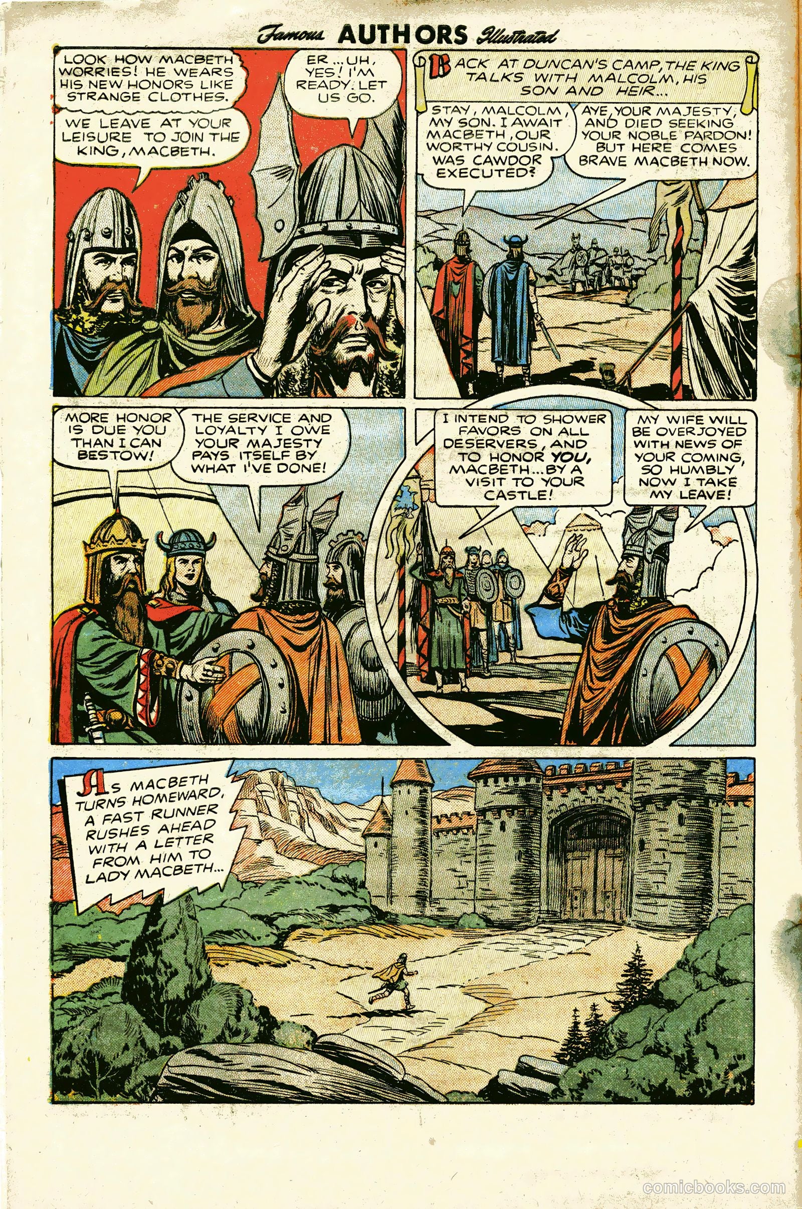 Stories By Famous Authors Illustrated 6 - Macbeth #1 — page 6 of 36