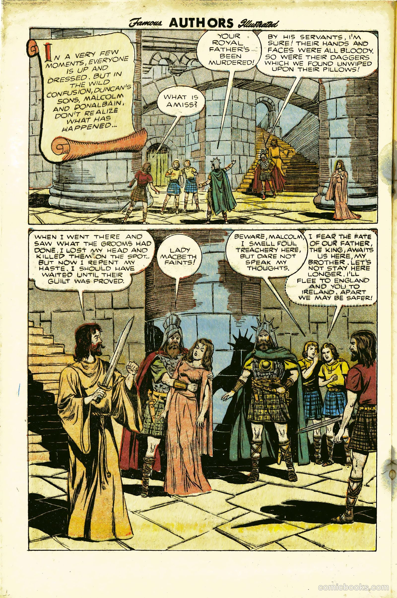 Stories By Famous Authors Illustrated 6 - Macbeth #1 — page 12 of 36