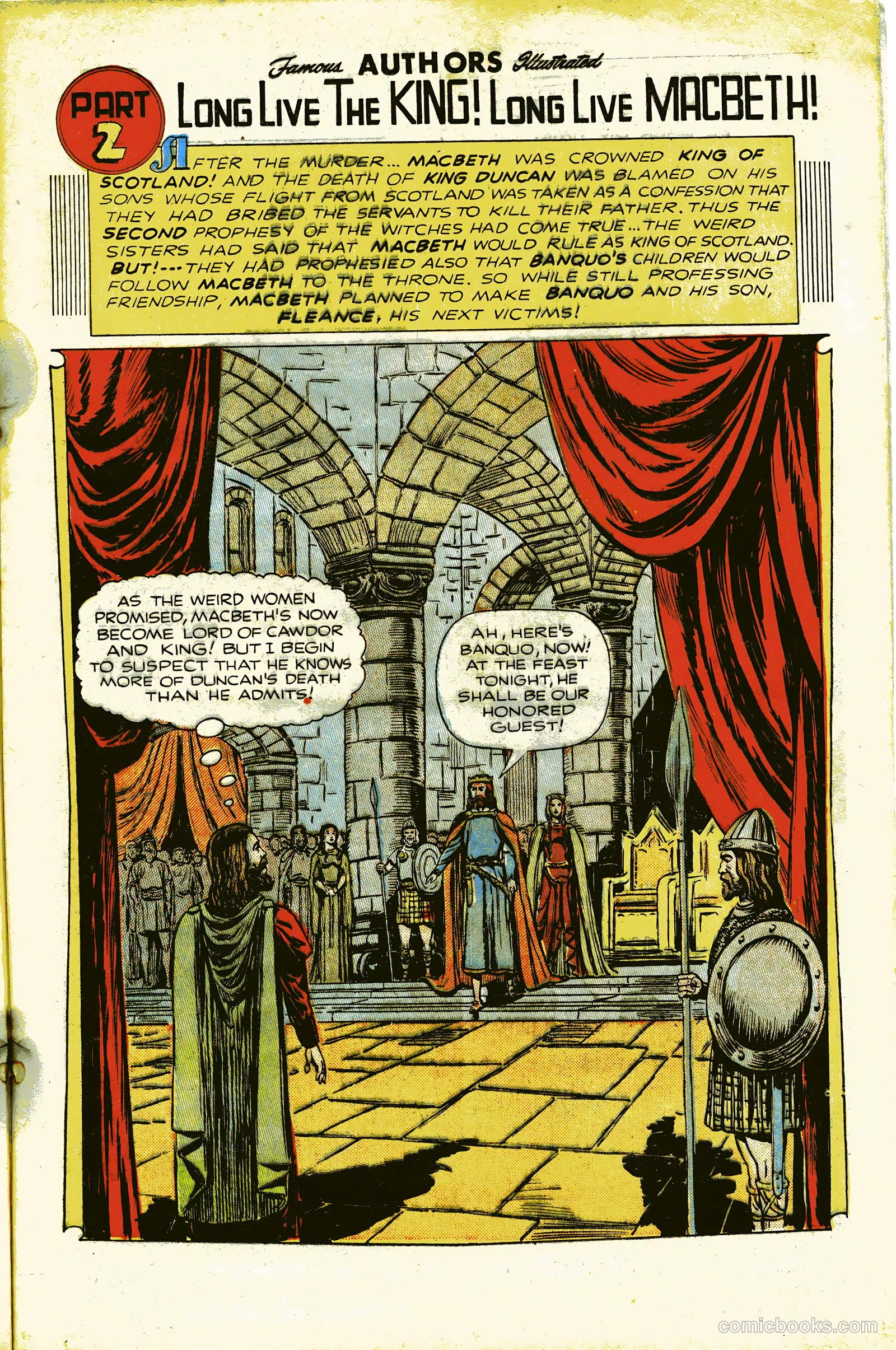 Stories By Famous Authors Illustrated 6 - Macbeth #1 — page 13 of 36